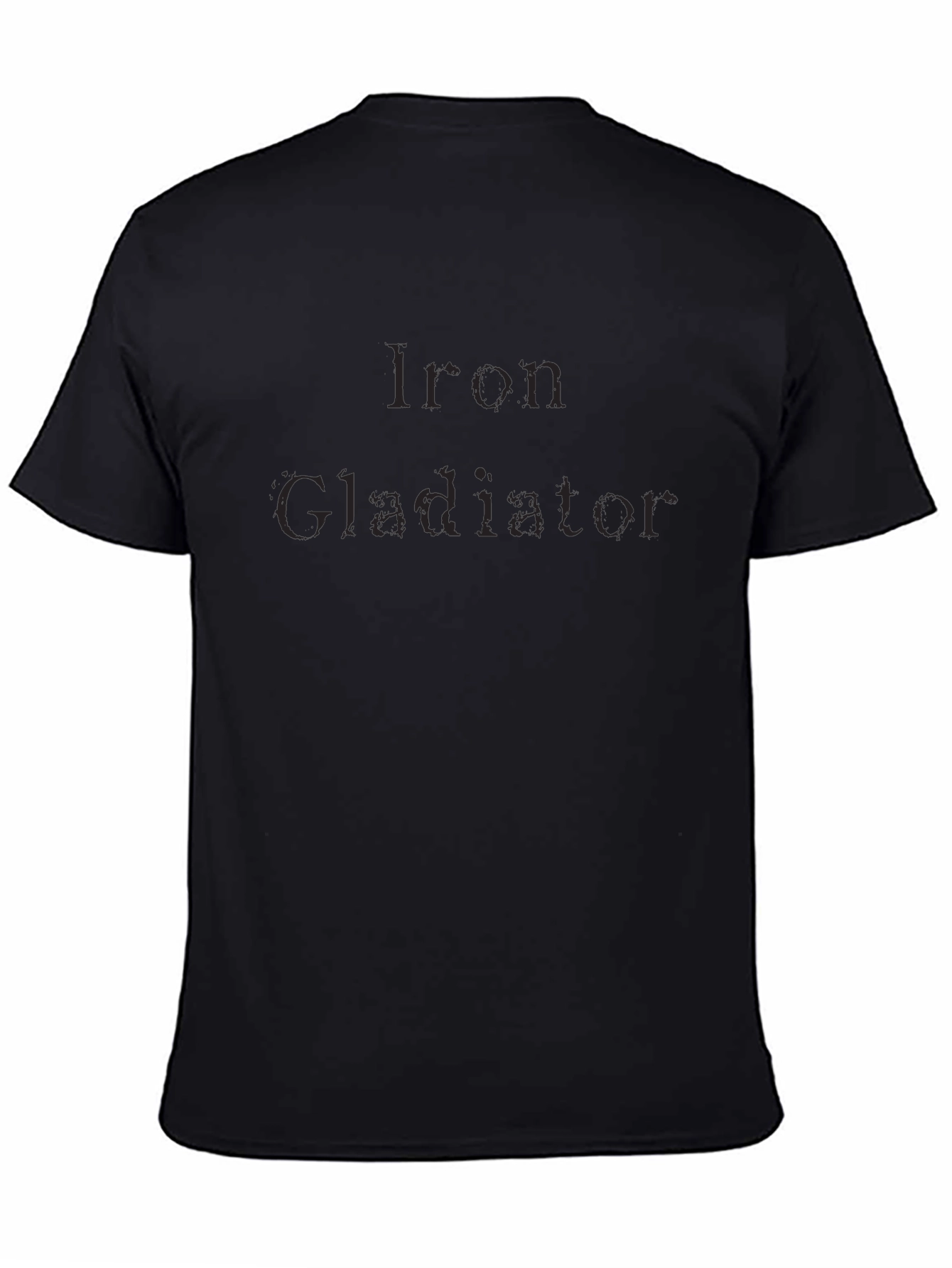 Iron Gladiator Black T-Shirt