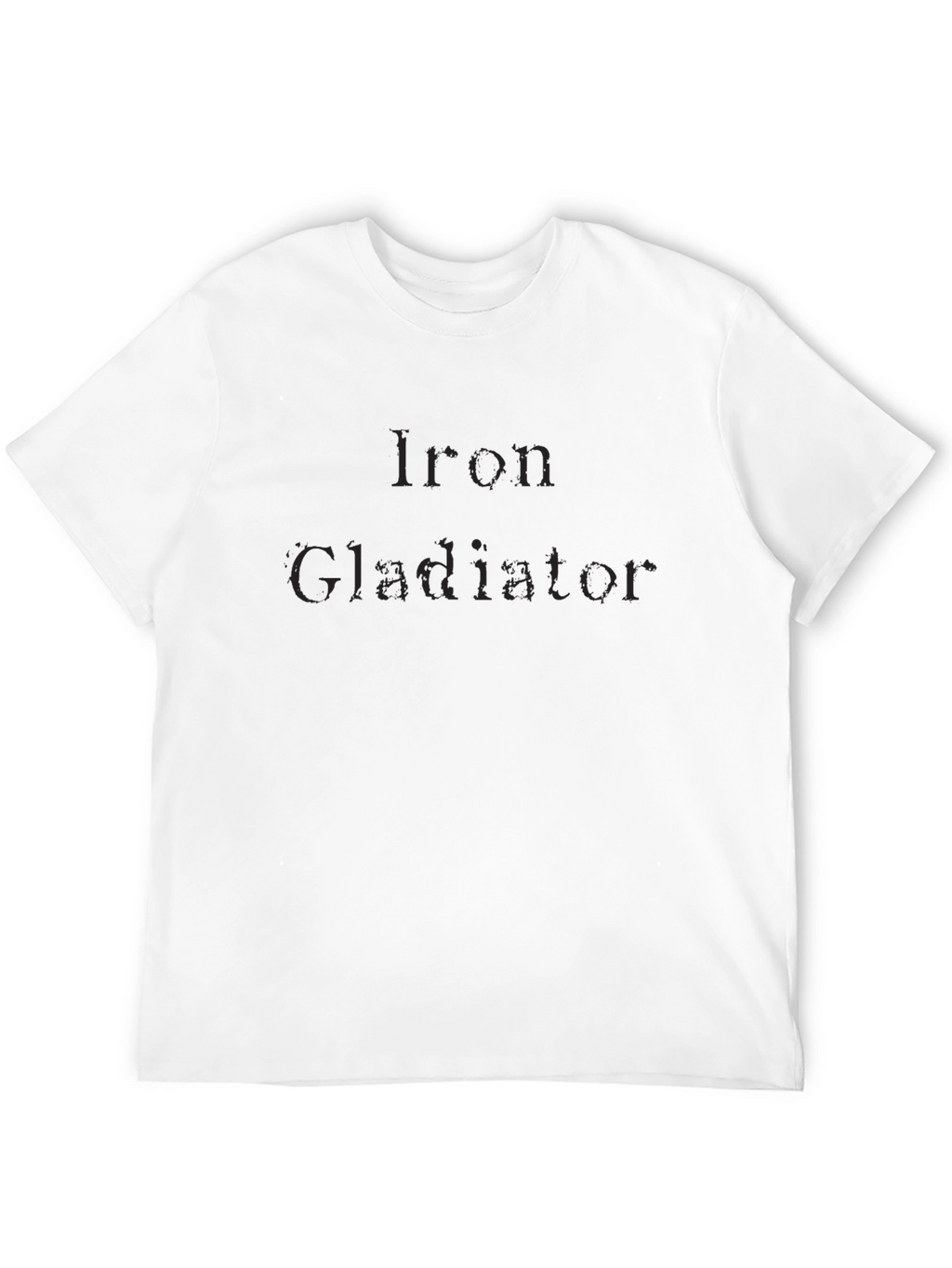 Iron Gladiator Black T-Shirt