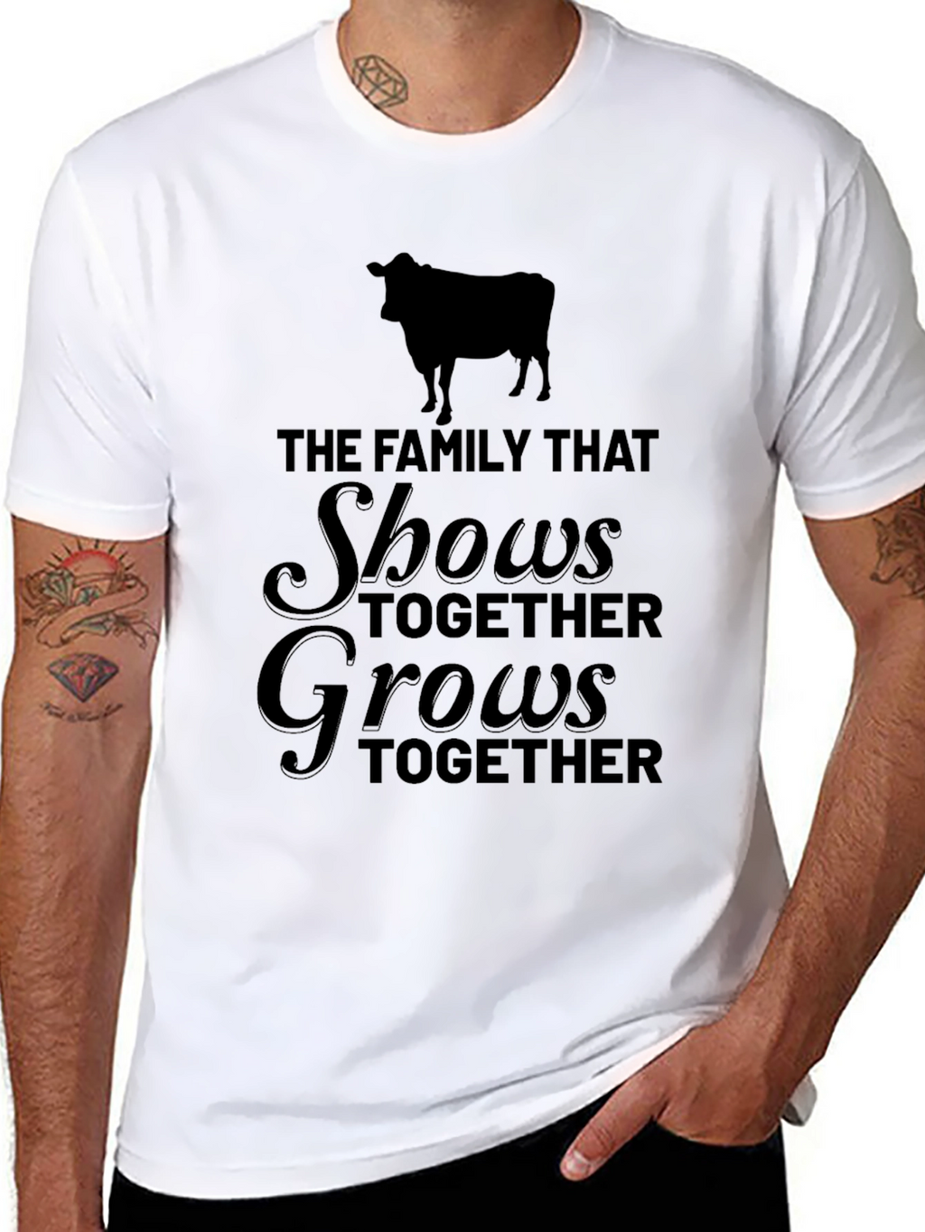Family That Shows Together Grows Together T-Shirt