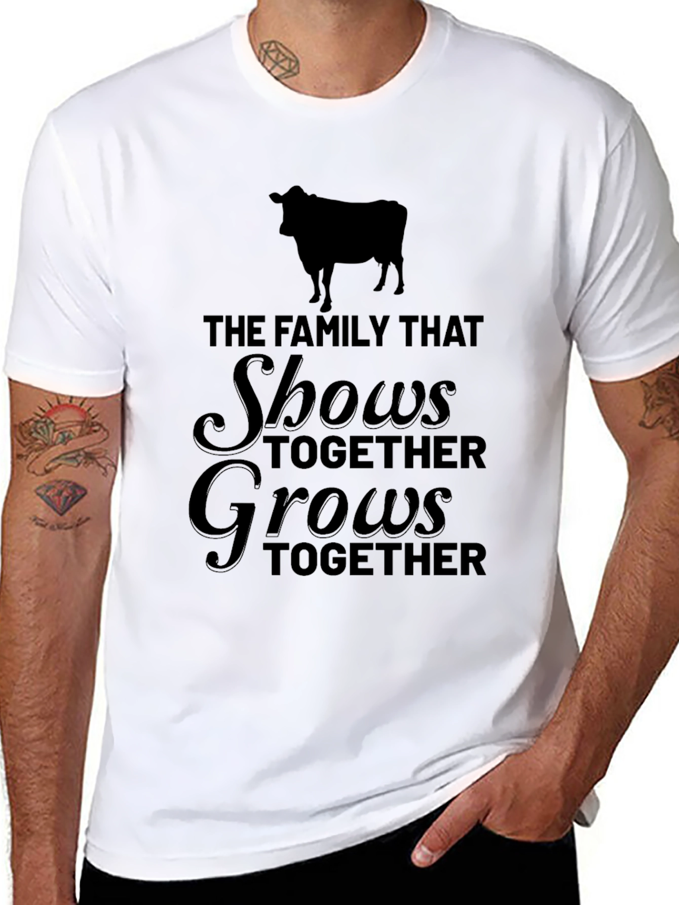 Family That Shows Together Grows Together T-Shirt