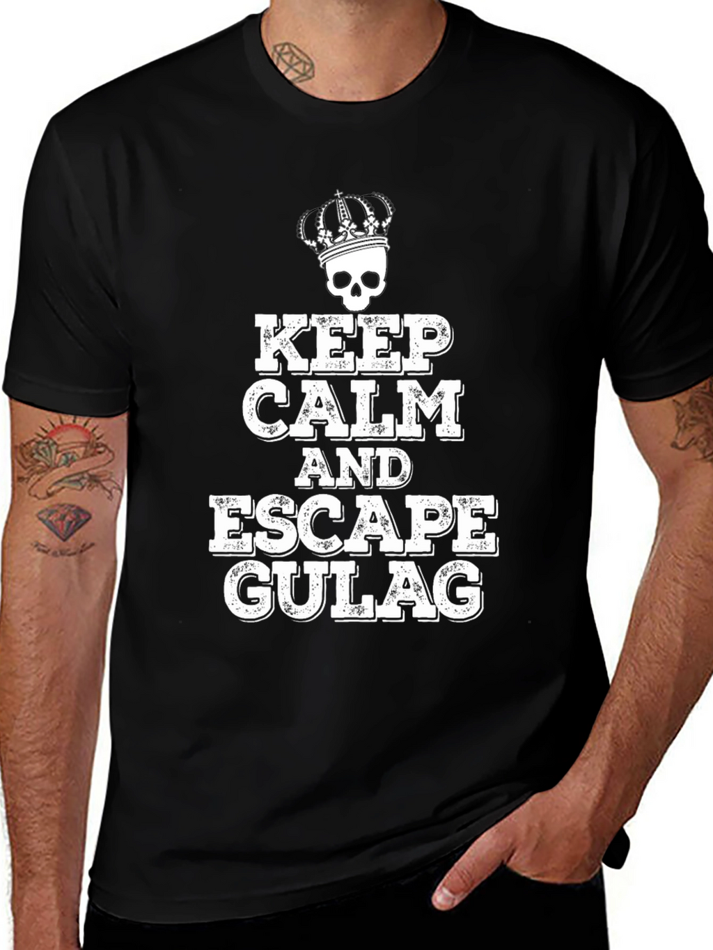Keep Calm & Escape Gulag Funny Gaming T-Shirt
