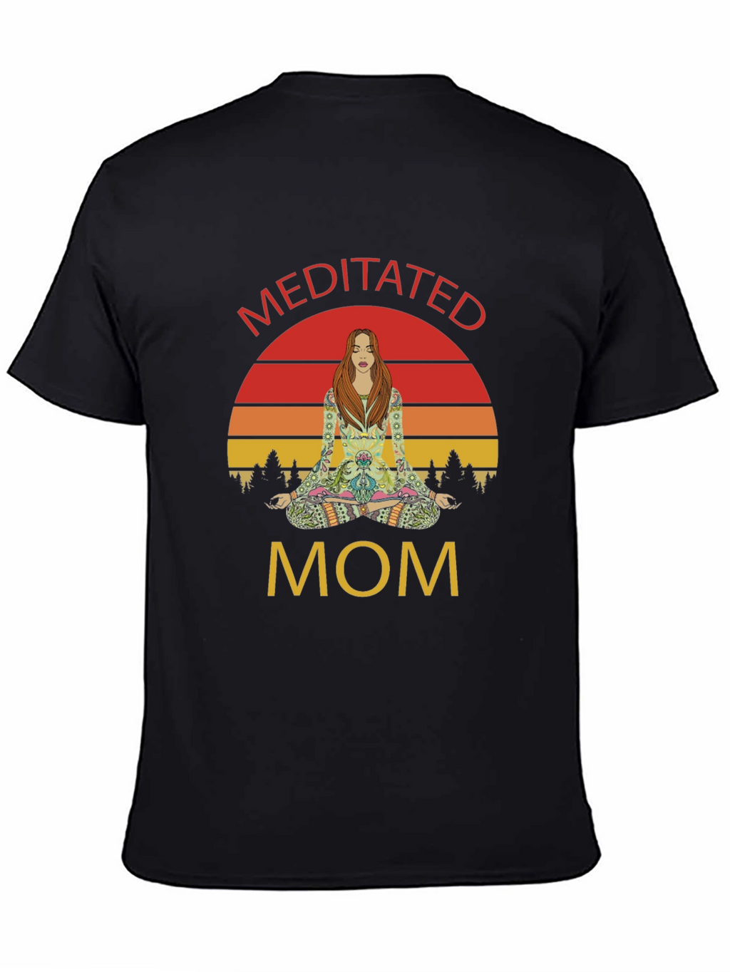 Meditated Mom Graphic T-Shirt