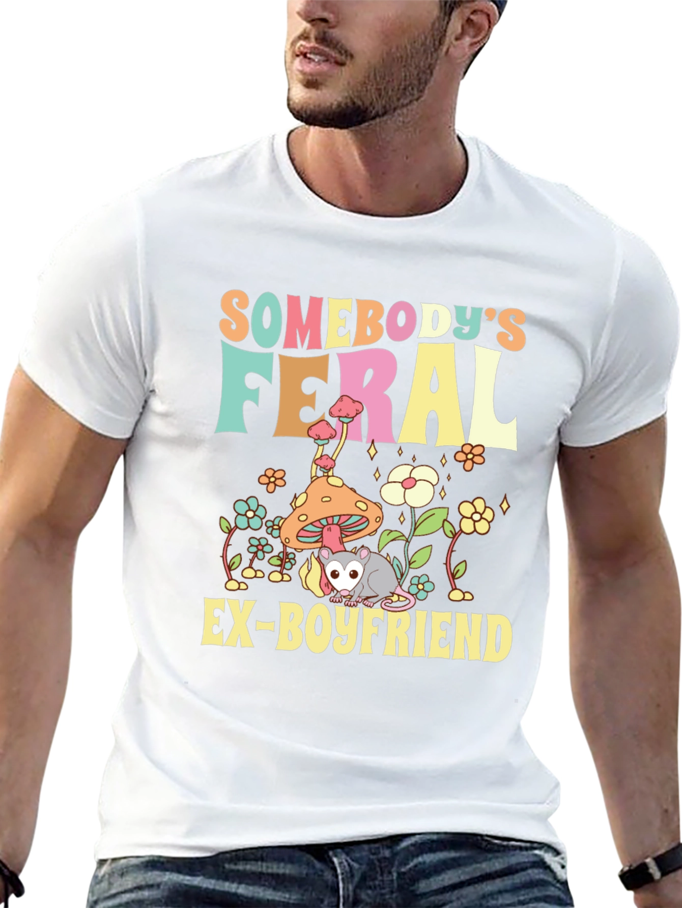 Somebodys Feral Ex-Boyfriend Graphic Tee