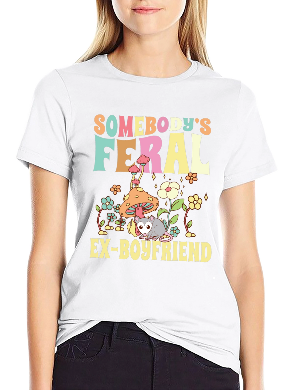 Somebodys Feral Ex-Boyfriend Graphic Tee