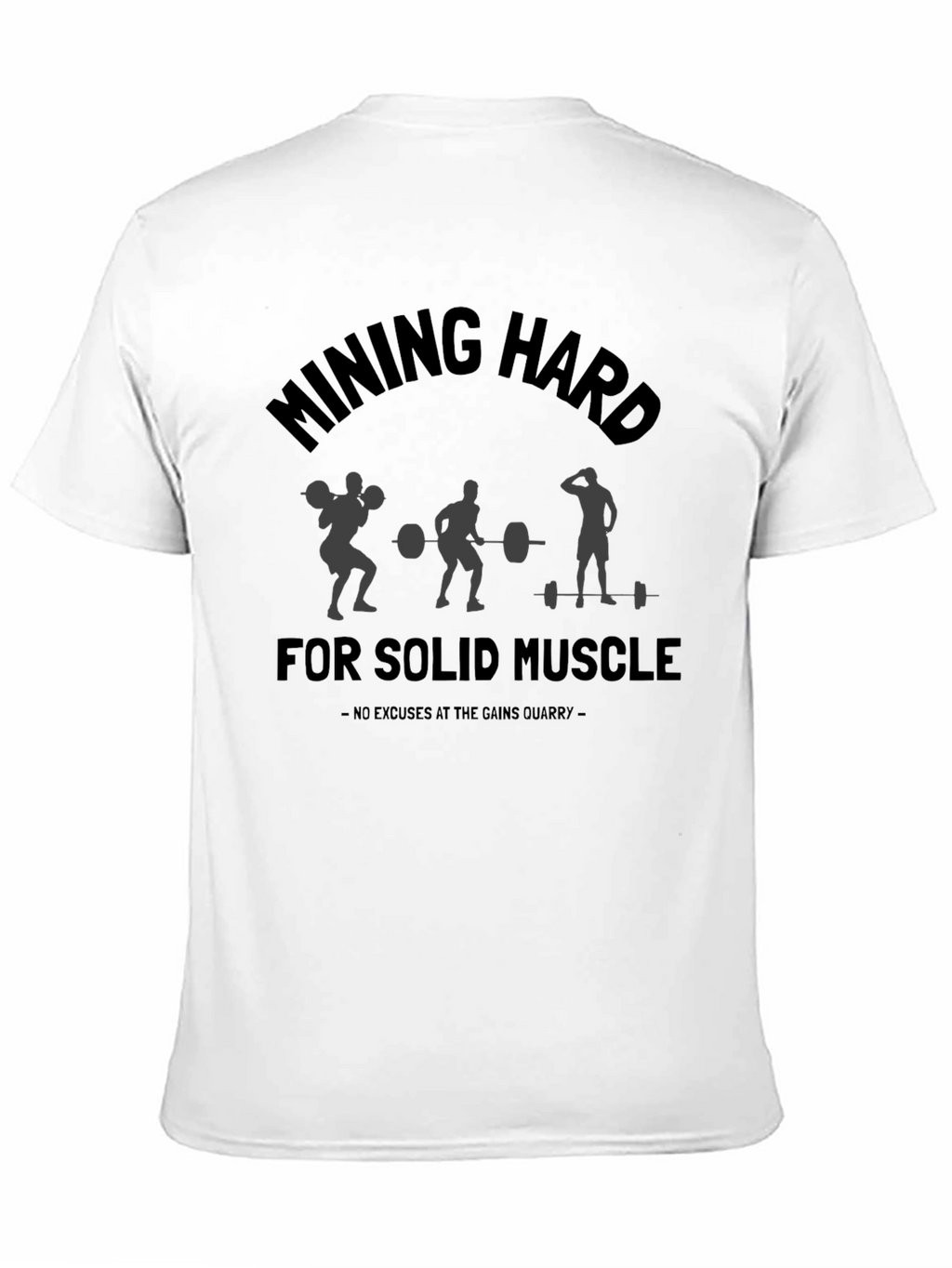 Mining Hard For Solid Muscle Workout T-Shirt