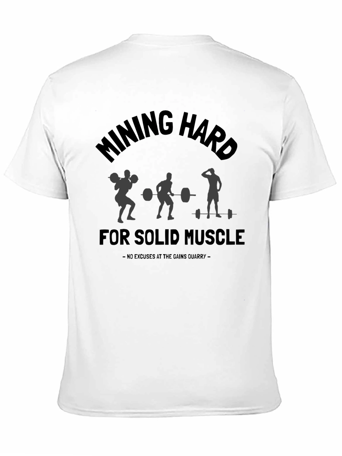 Mining Hard For Solid Muscle Workout T-Shirt