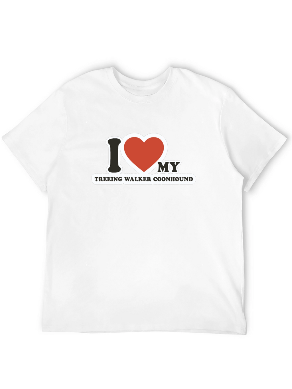 I Heart My Treeing Walker Coonhound T-Shirt