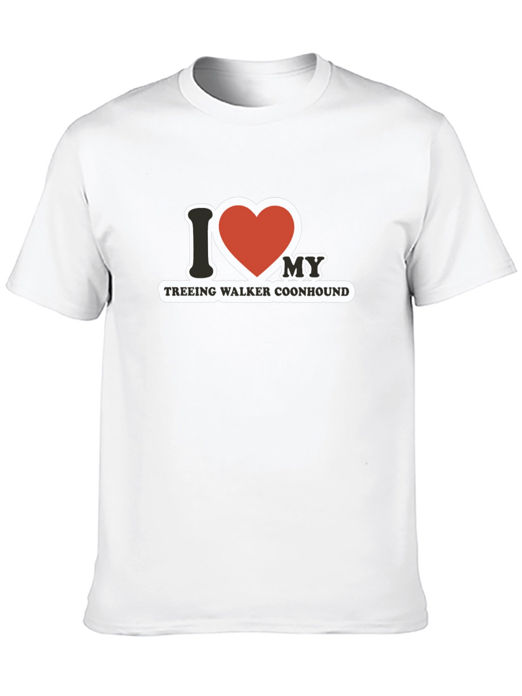 I Heart My Treeing Walker Coonhound T-Shirt