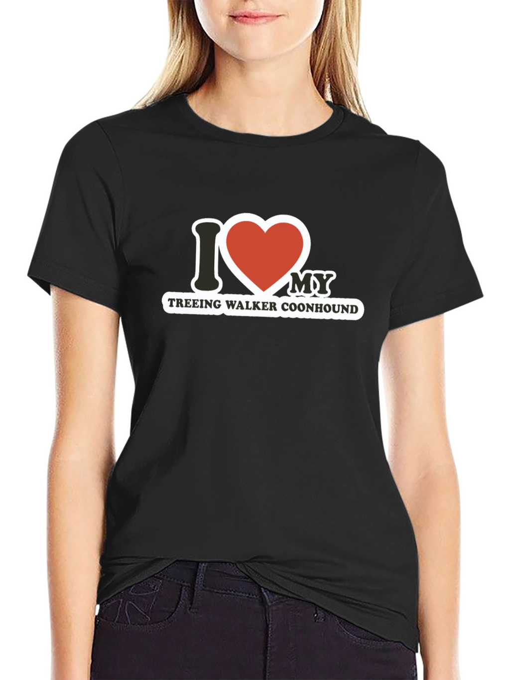 I Heart My Treeing Walker Coonhound T-Shirt