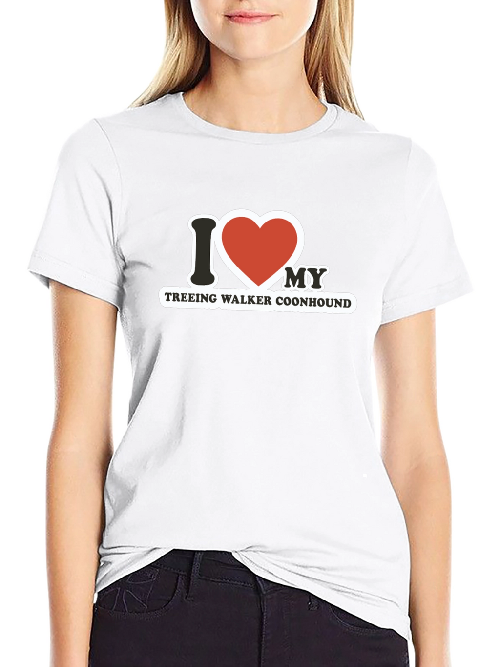 I Heart My Treeing Walker Coonhound T-Shirt