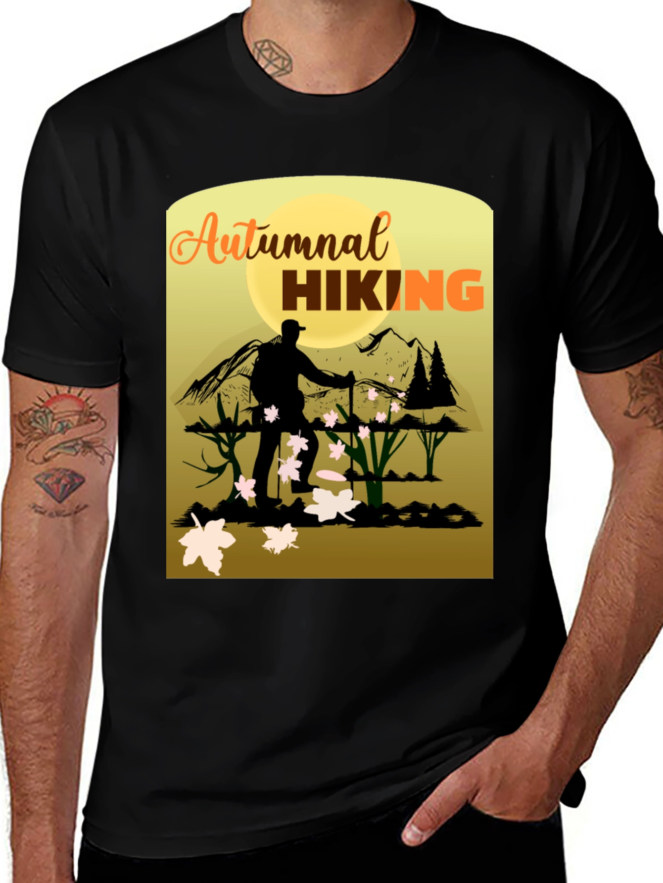 Autumnal Hiking T-Shirt - Adventure Ready