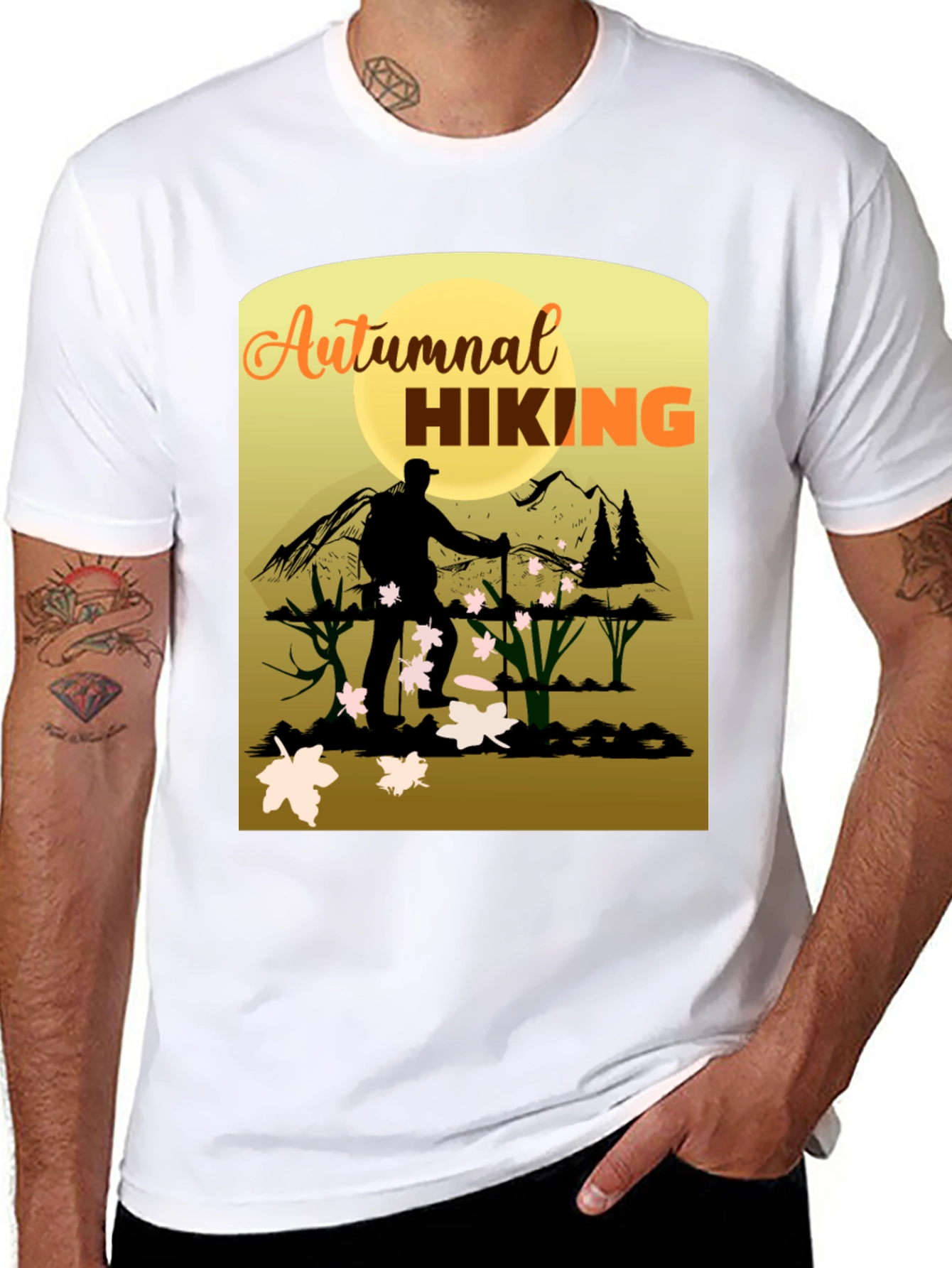 Autumnal Hiking T-Shirt - Adventure Ready