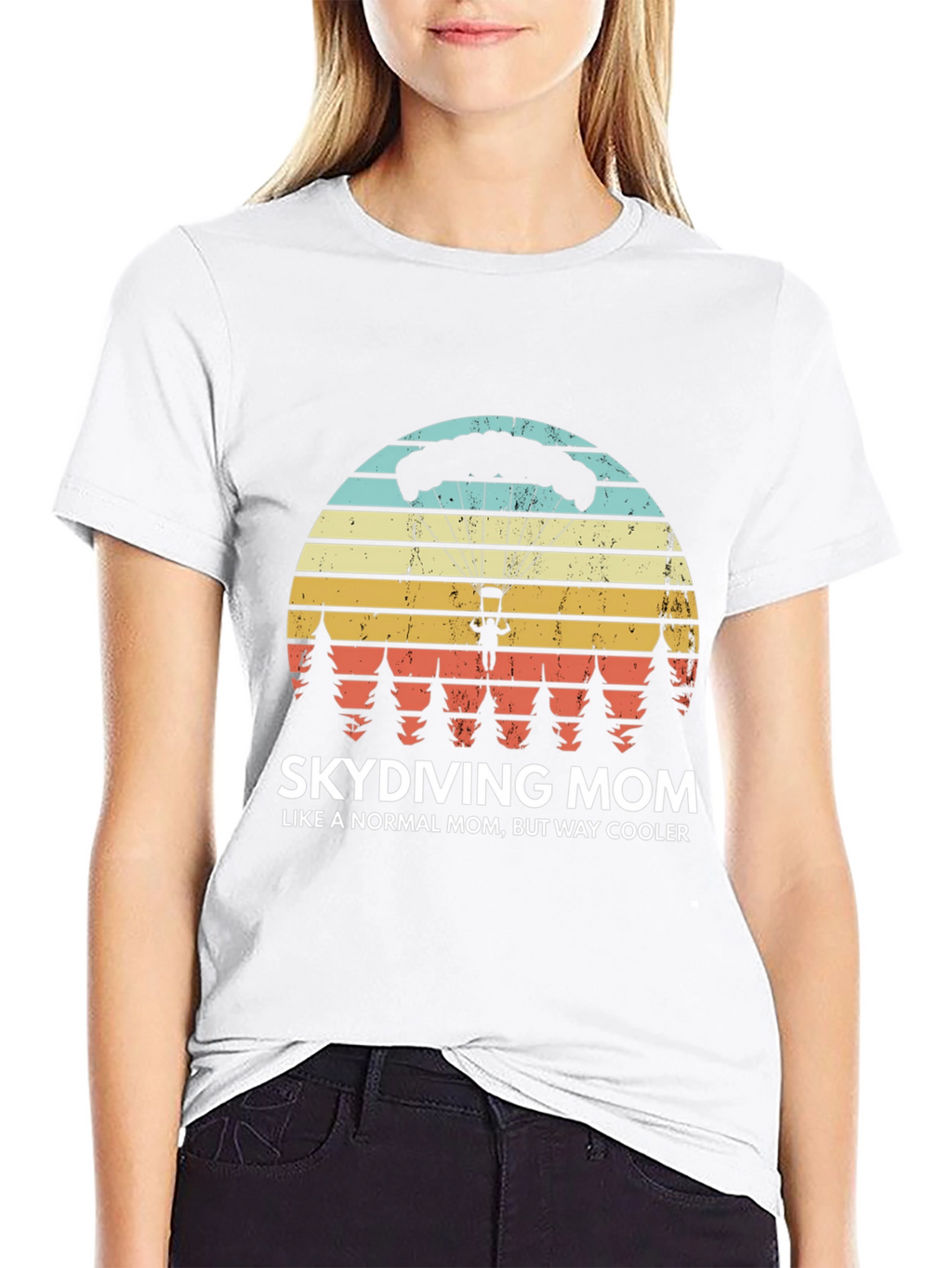 Skydiving Mom T-Shirt - Way Cooler Than Normal!
