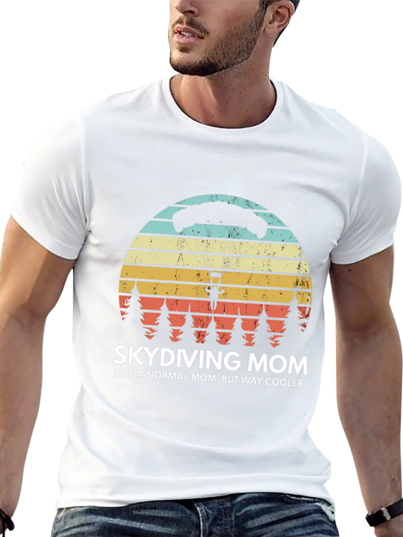 Skydiving Mom T-Shirt - Way Cooler Than Normal!