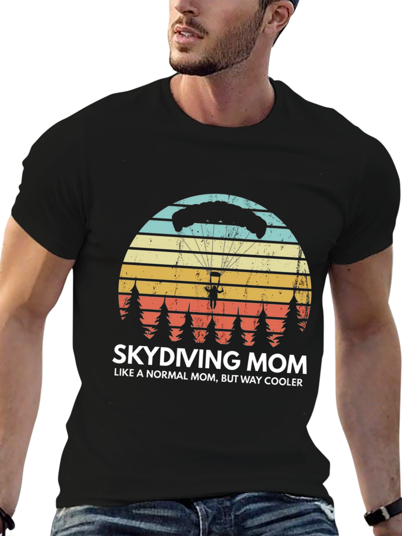 Skydiving Mom T-Shirt - Way Cooler Than Normal!