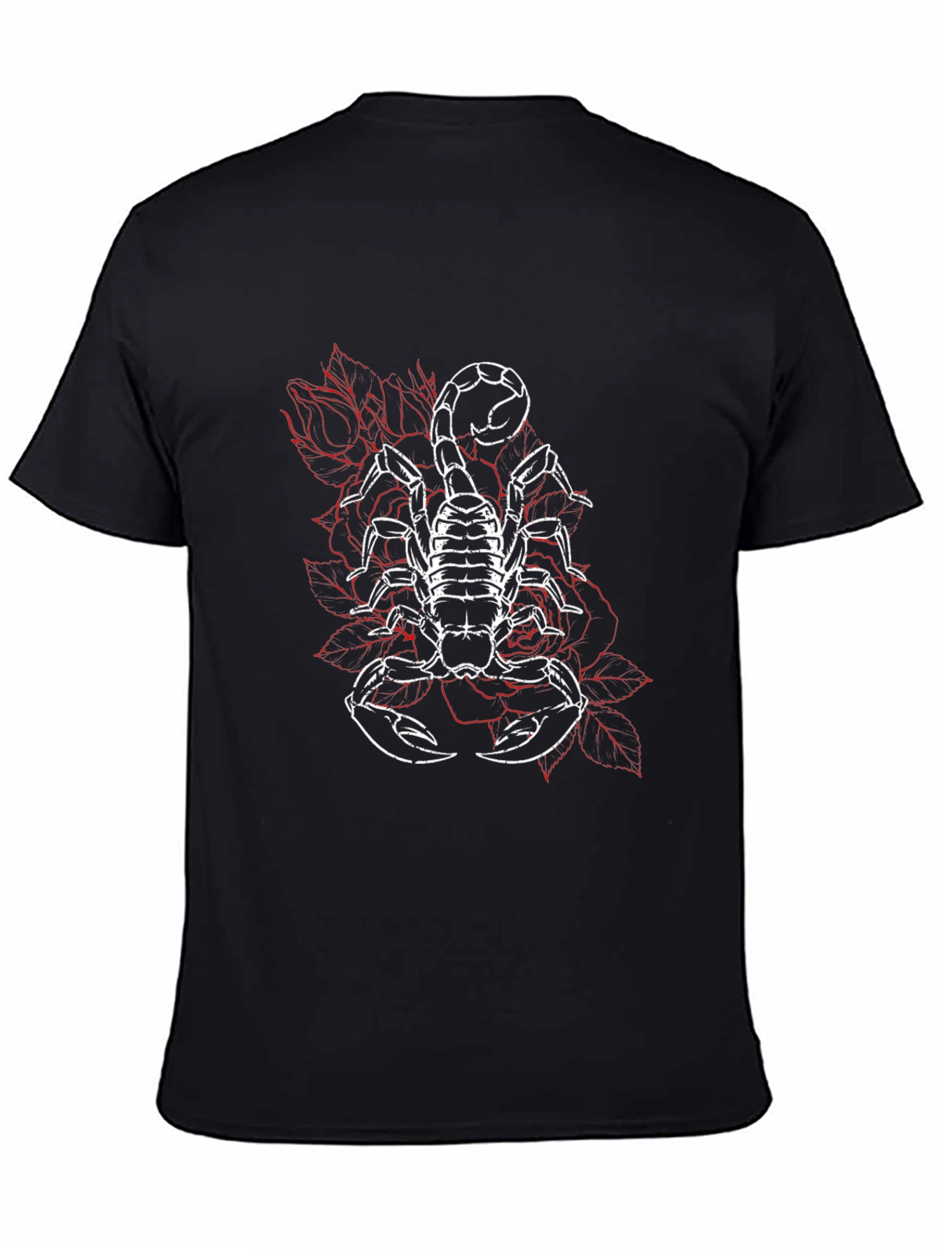 Scorpion Graphic Tee - Stylish Black Cotton T-Shirt