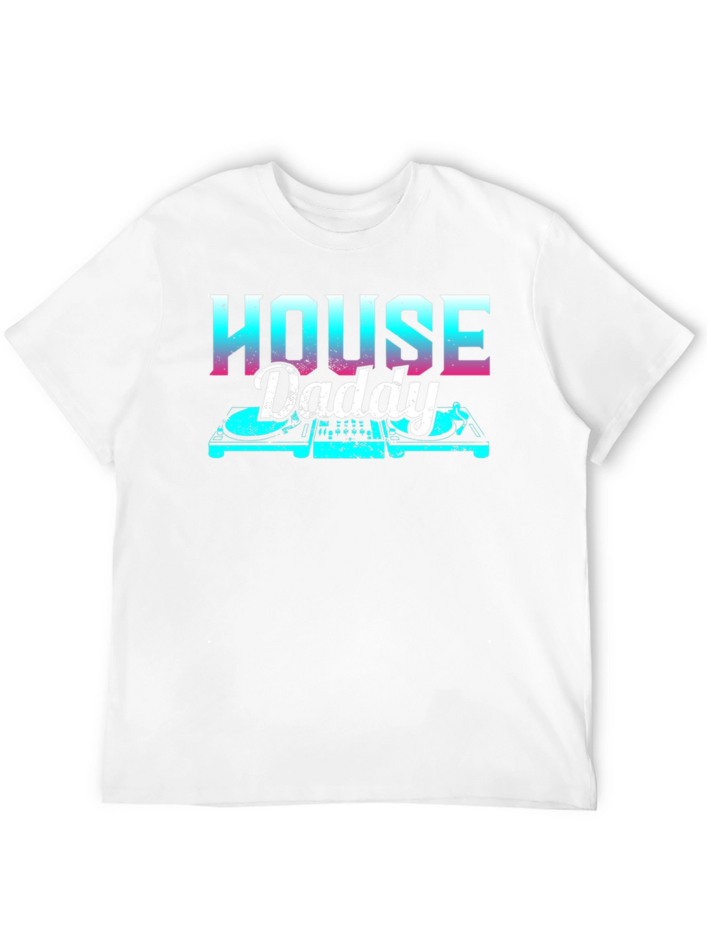 House Daddy DJ T-Shirt - Retro Style