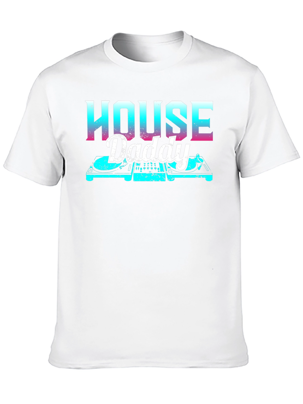 House Daddy DJ T-Shirt - Retro Style