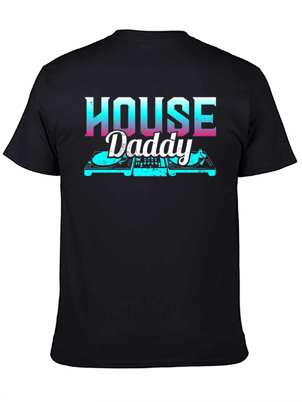 House Daddy DJ T-Shirt - Retro Style