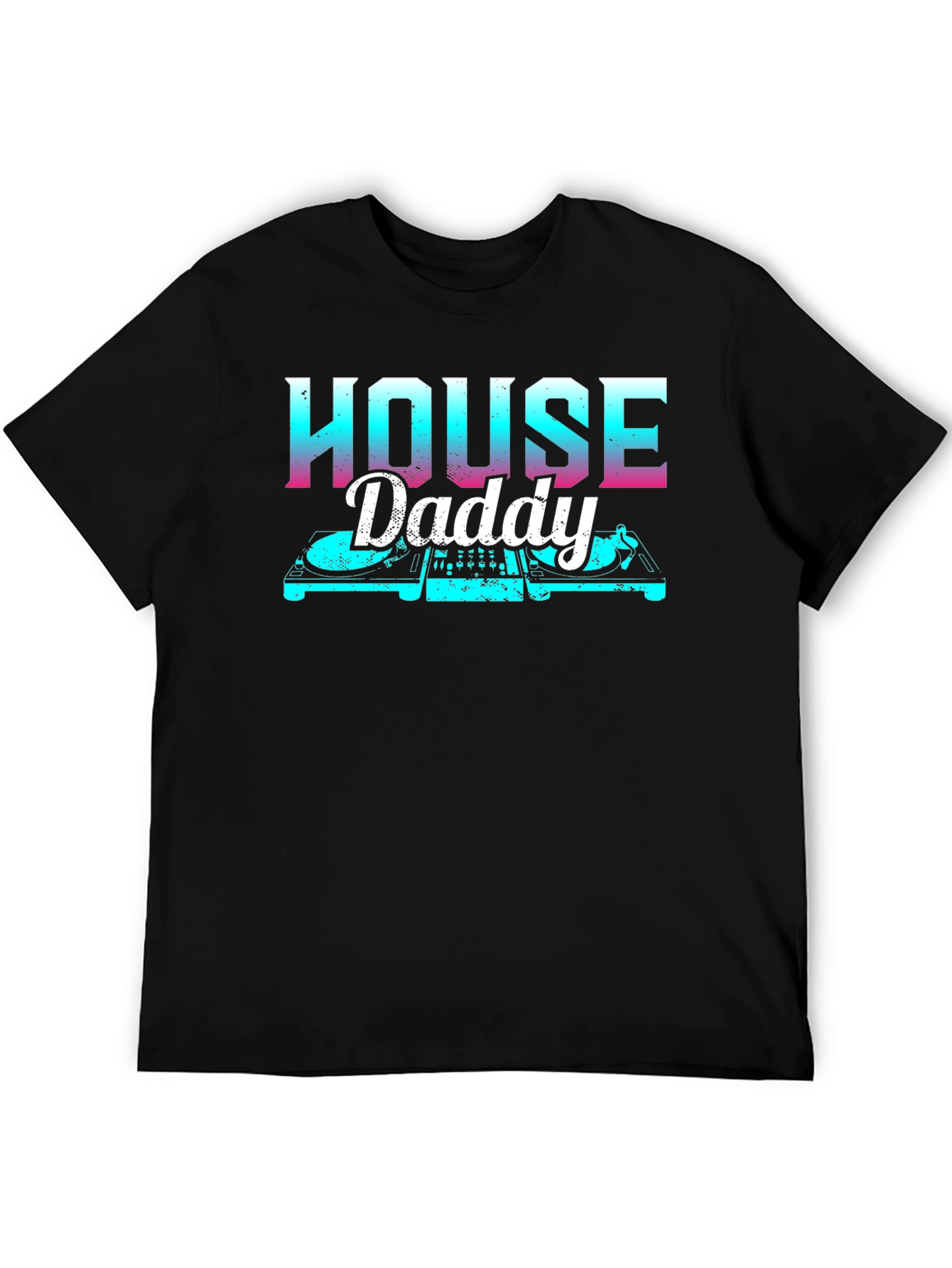 House Daddy DJ T-Shirt - Retro Style