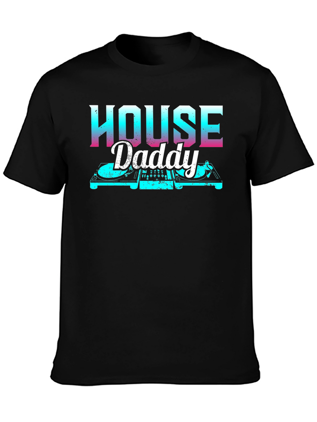 House Daddy DJ T-Shirt - Retro Style