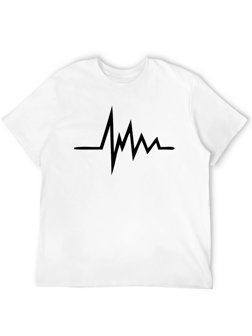 Pulse Wave Black Graphic Tee