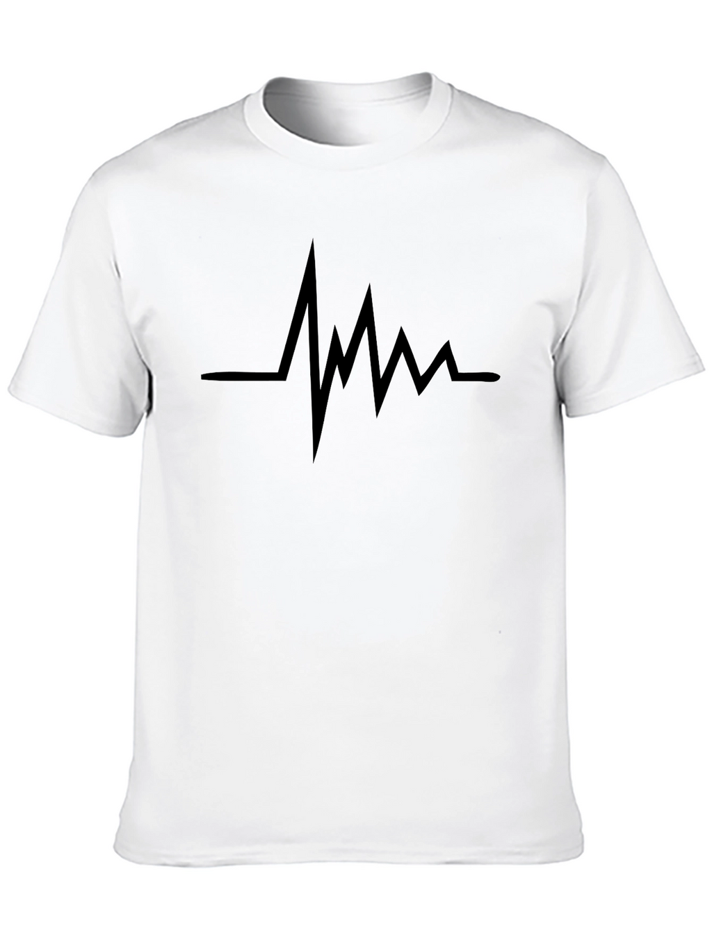 Pulse Wave Black Graphic Tee