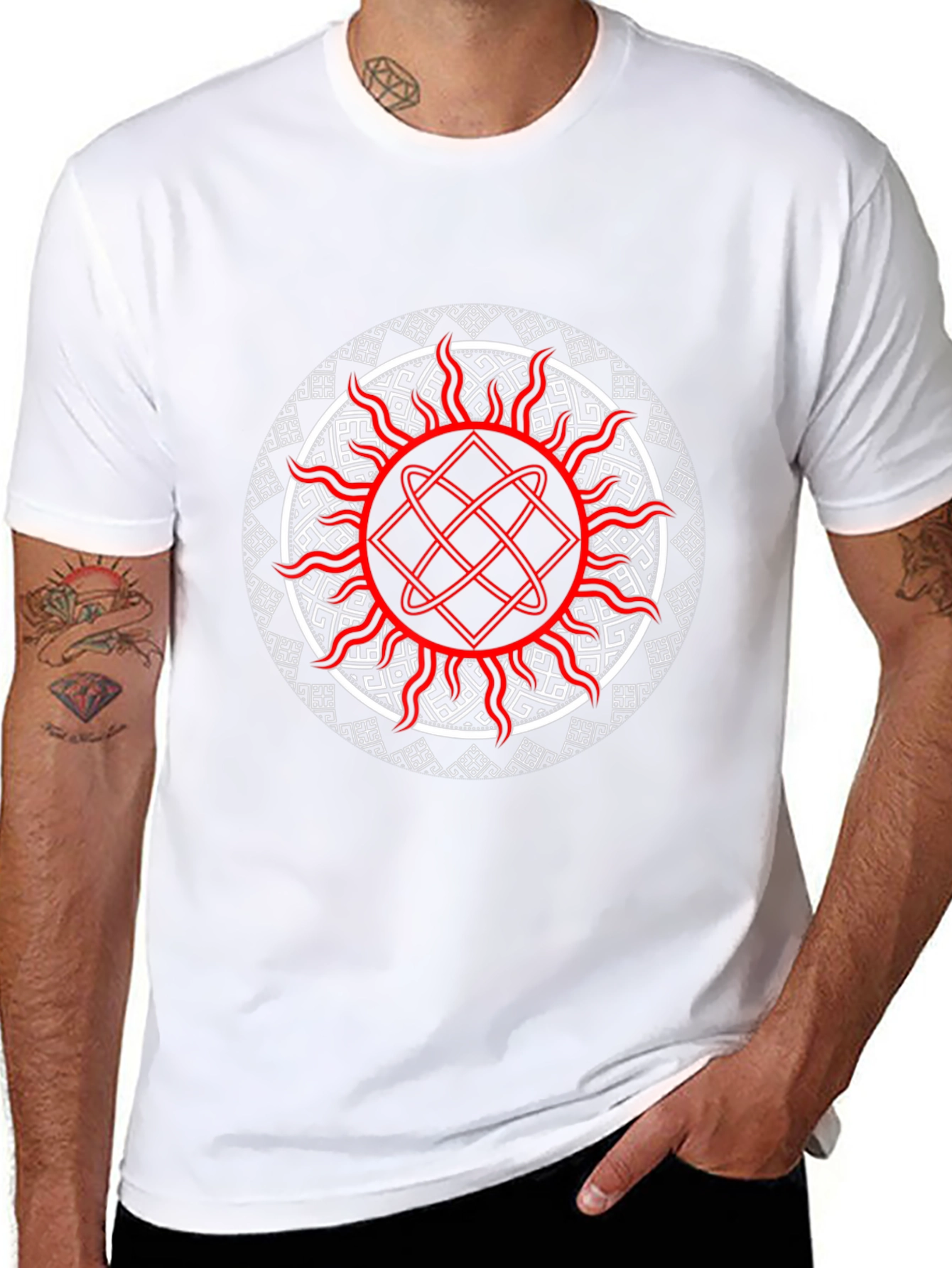 Slavic Sun Symbol Tee