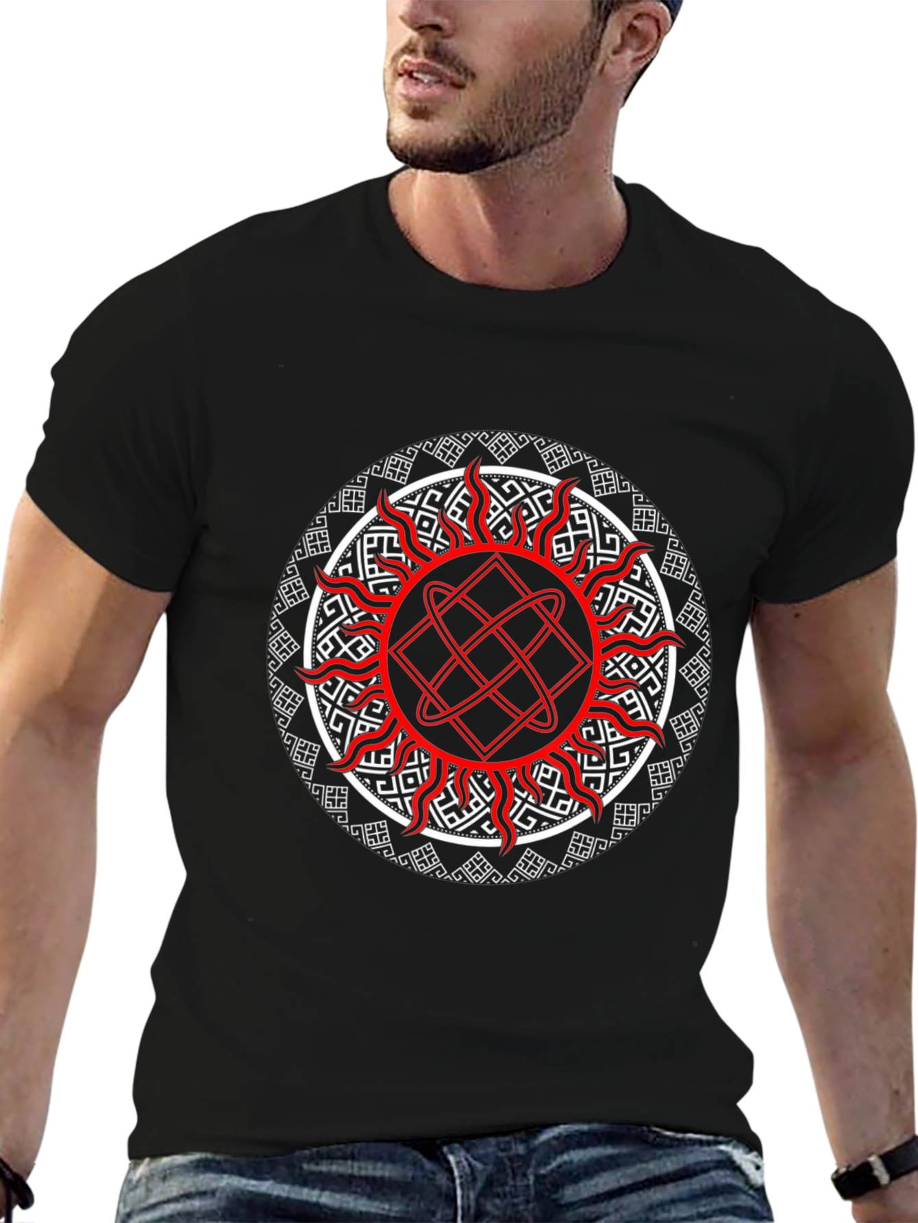 Slavic Sun Symbol Tee