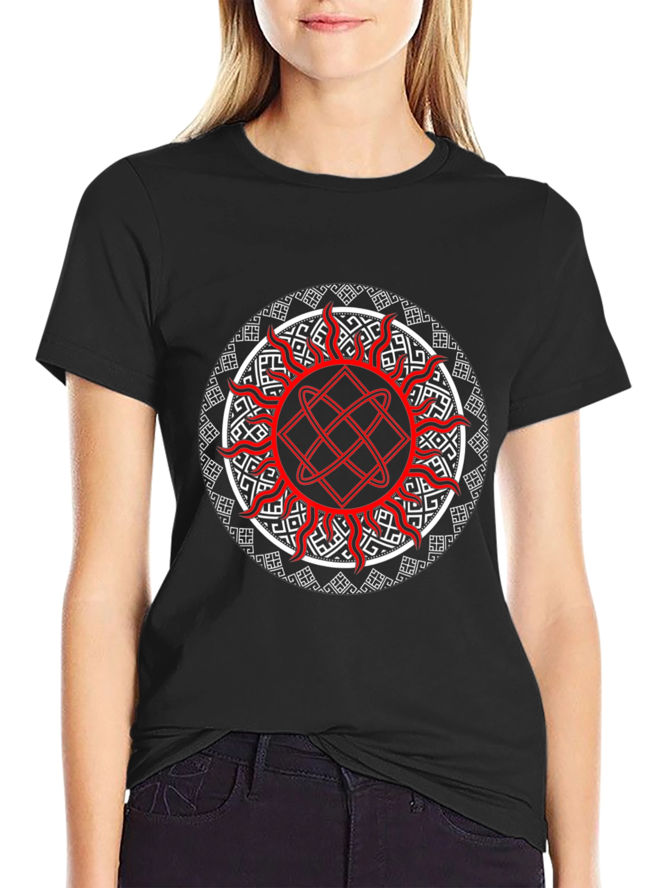 Slavic Sun Symbol Tee
