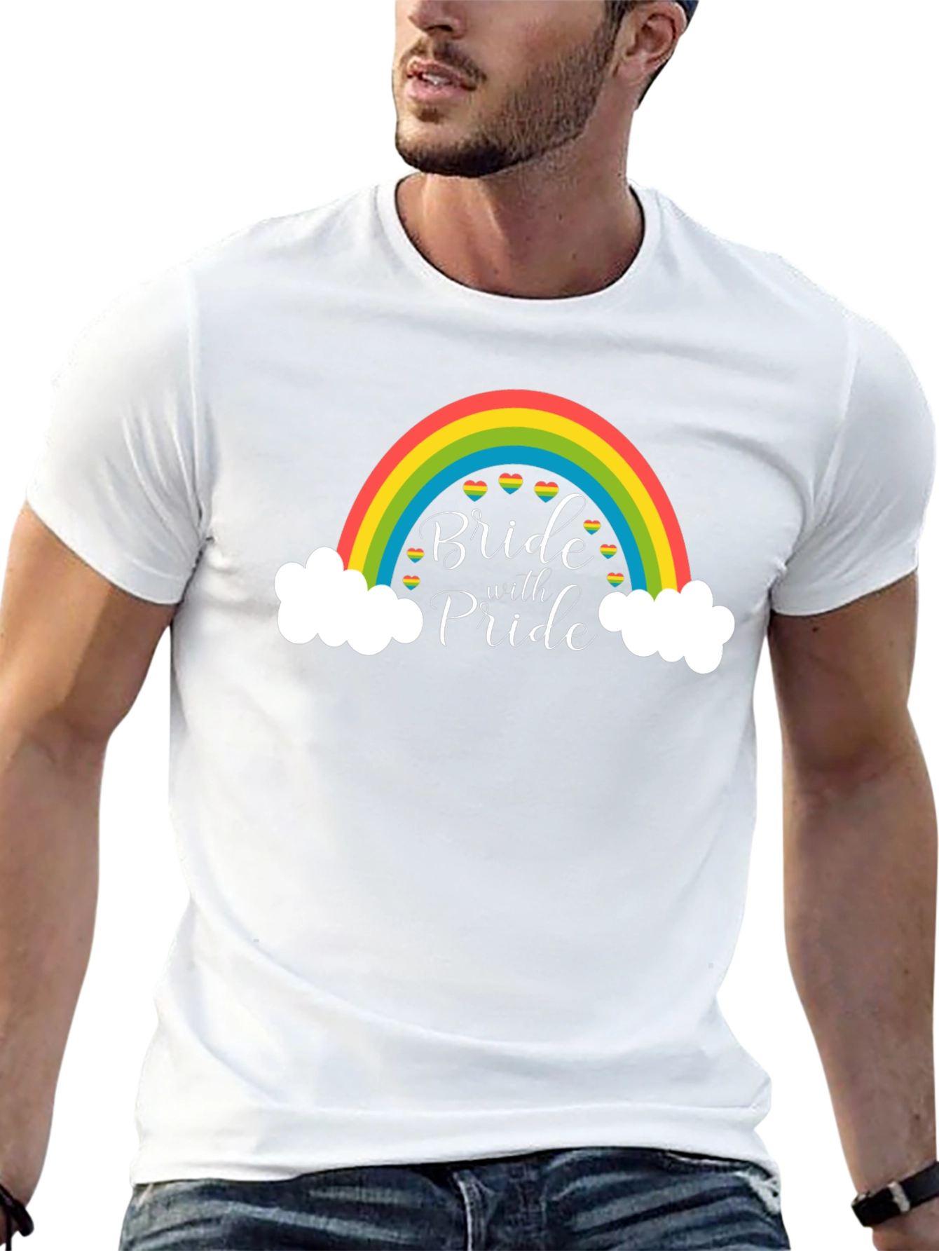 Bride With Pride Rainbow T-Shirt