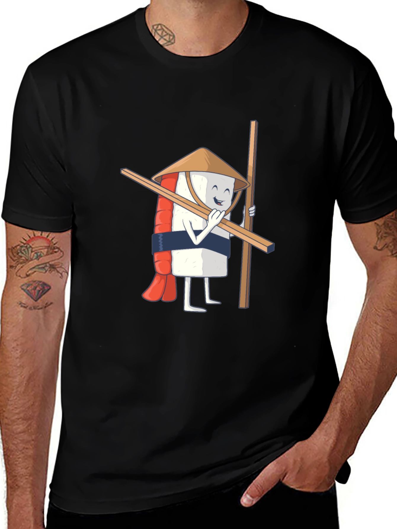 Sushi Samurai Graphic T-Shirt