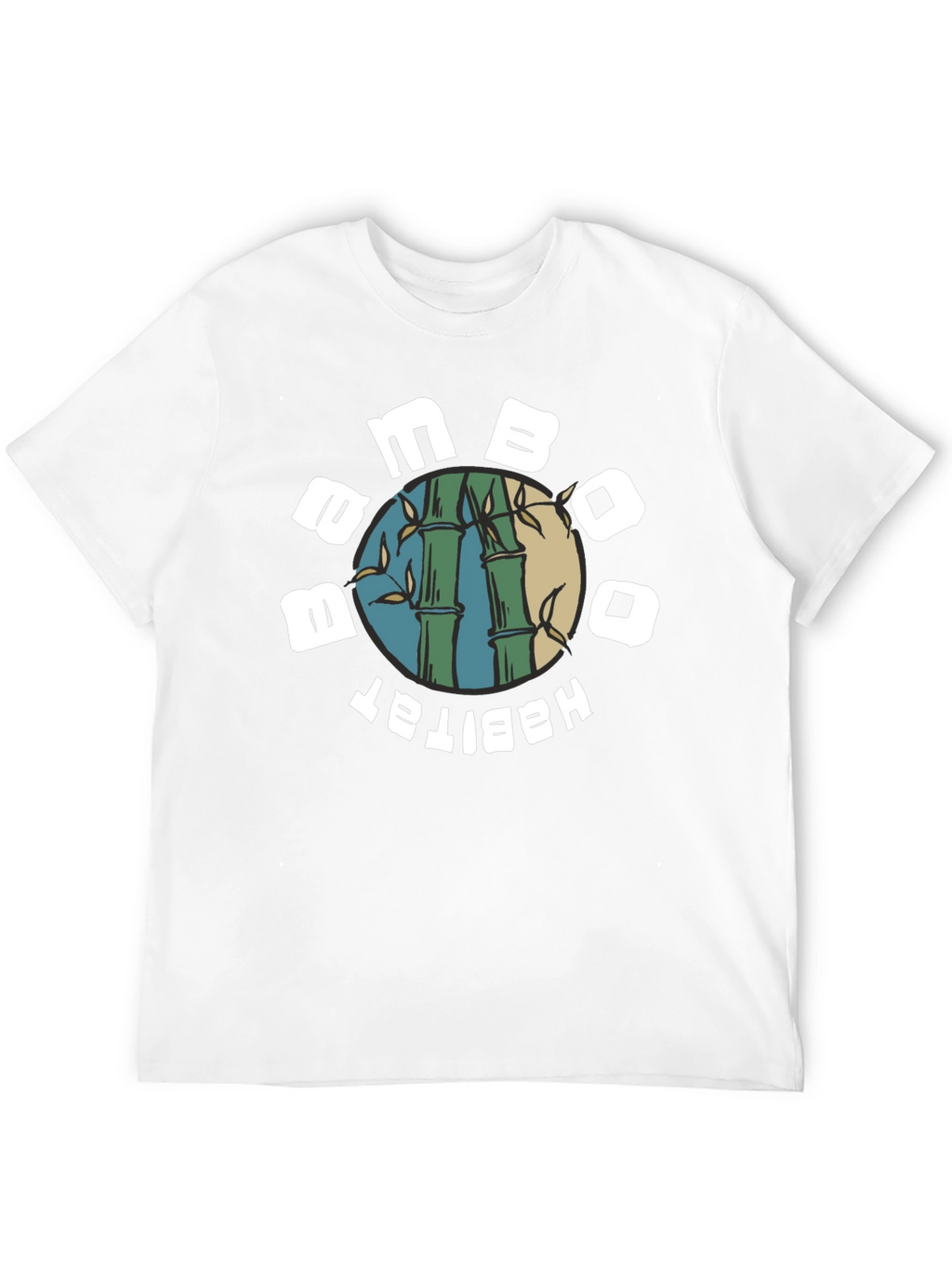 Bamboo Habitat Graphic T-Shirt - Black