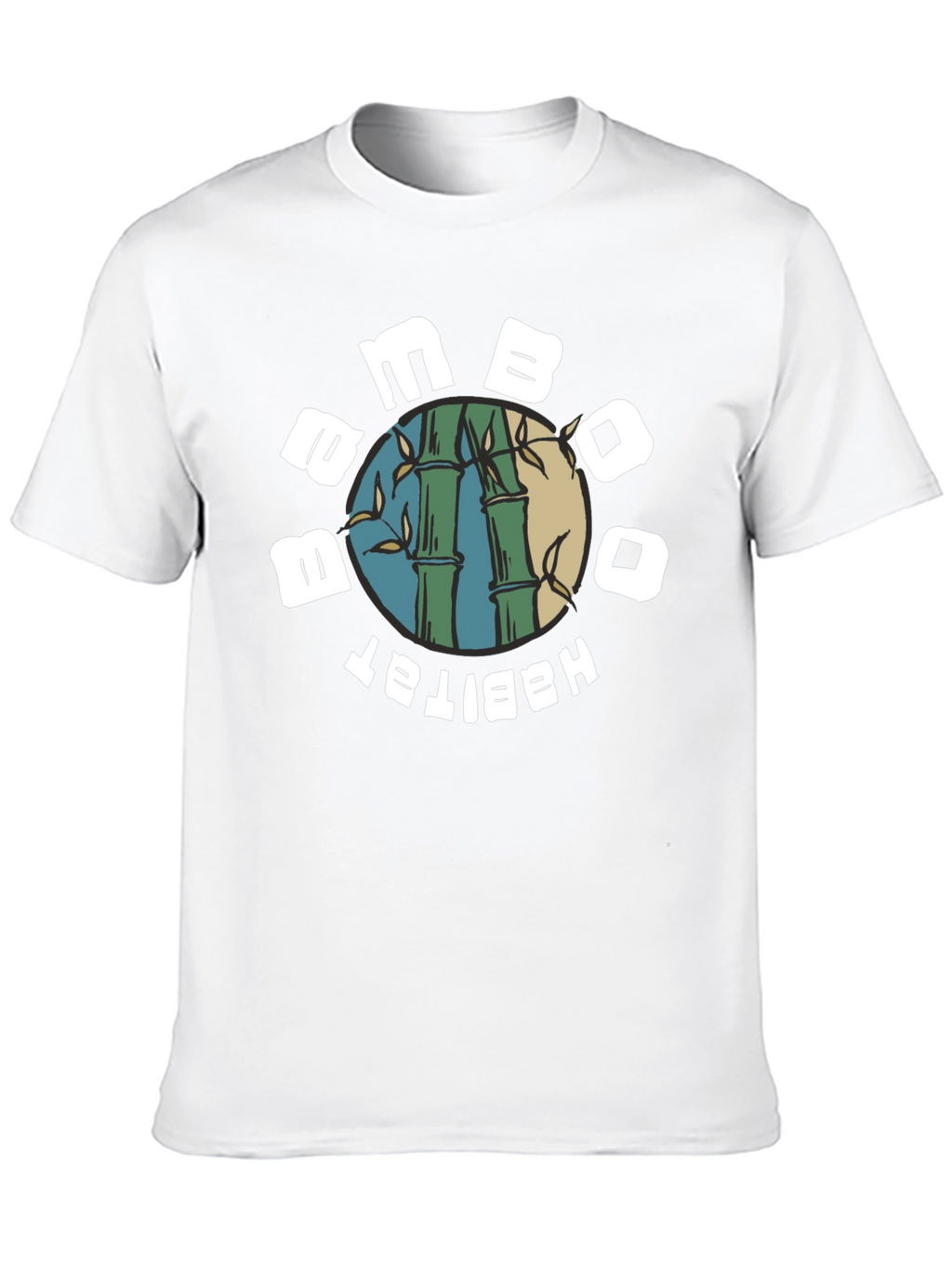 Bamboo Habitat Graphic T-Shirt - Black