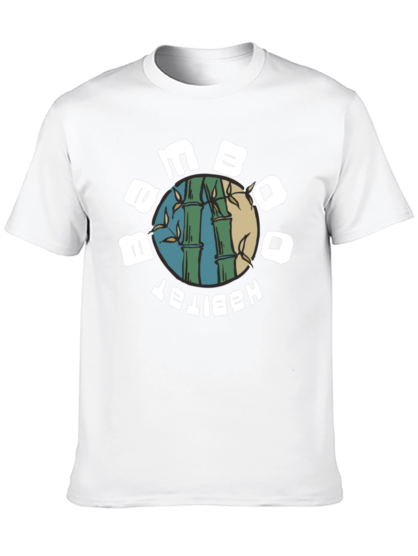 Bamboo Habitat Graphic T-Shirt - Black