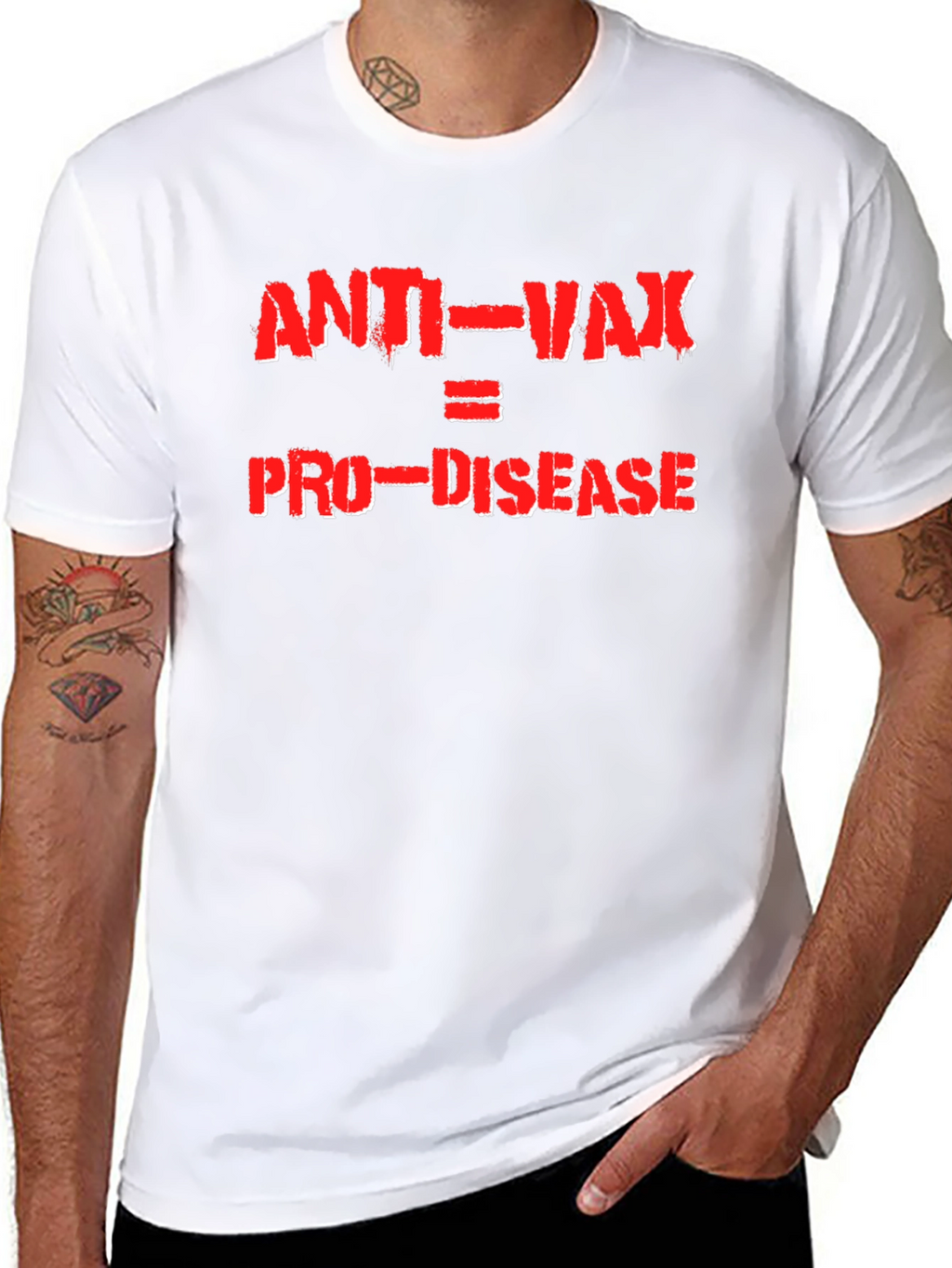 Anti-Vax Pro-Disease Graphic Tee