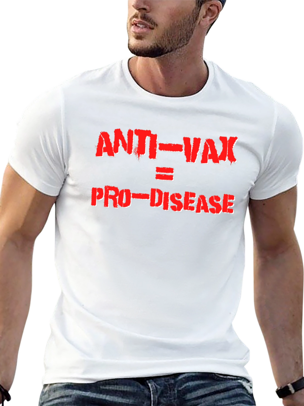 Anti-Vax Pro-Disease Graphic Tee
