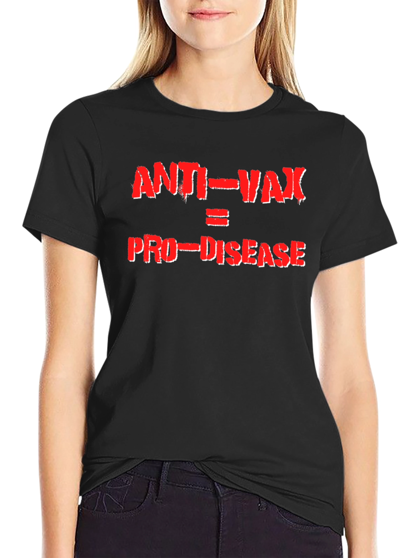 Anti-Vax Pro-Disease Graphic Tee