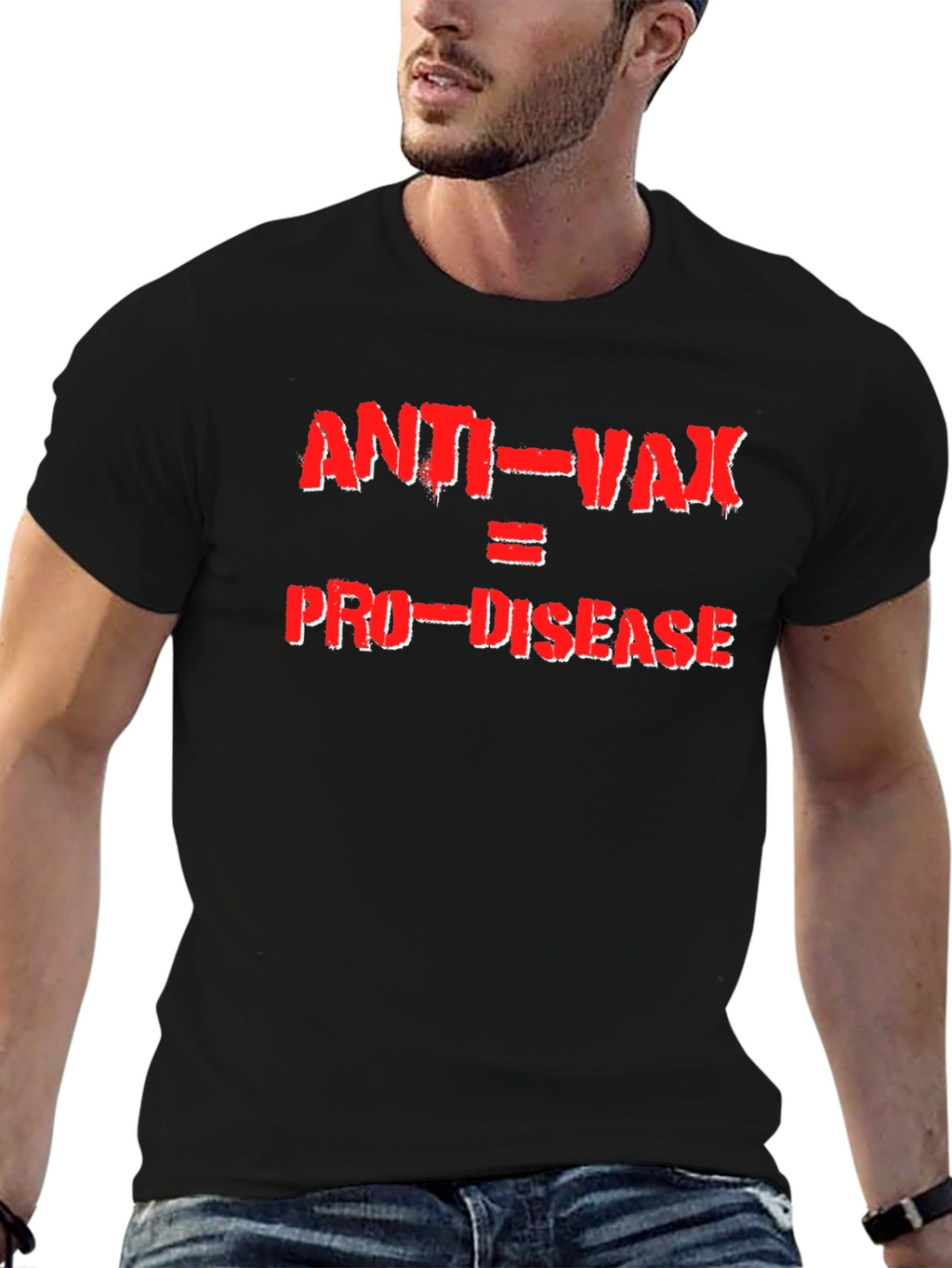 Anti-Vax Pro-Disease Graphic Tee