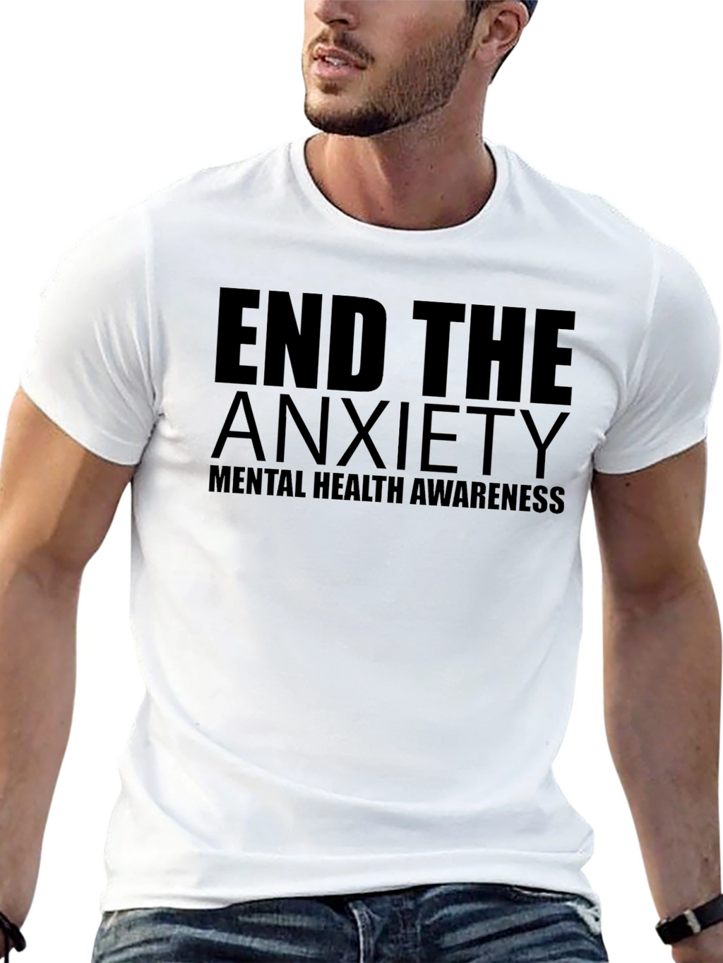 End The Anxiety Mental Health Awareness T-Shirt