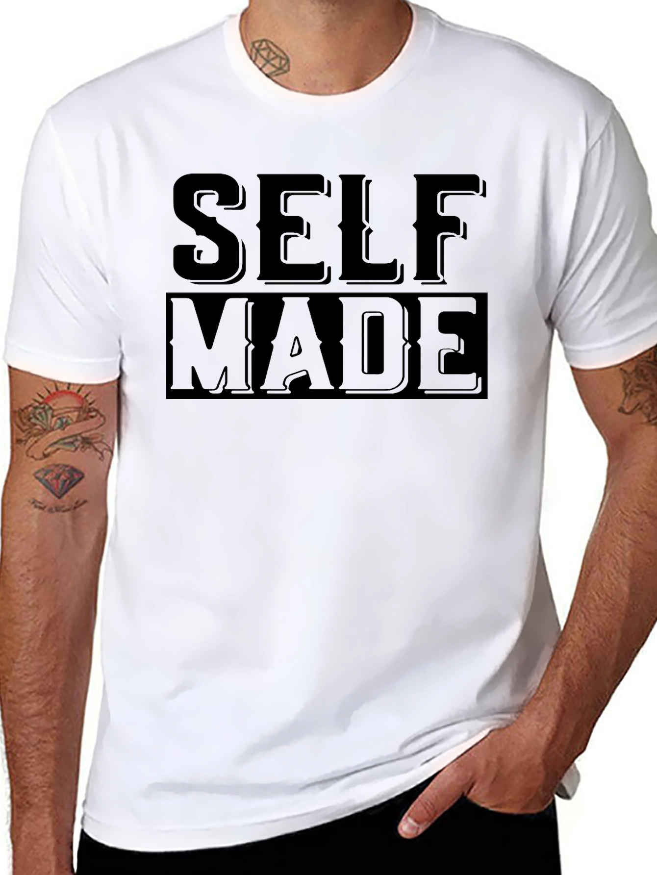 Self Made Graphic T-Shirt