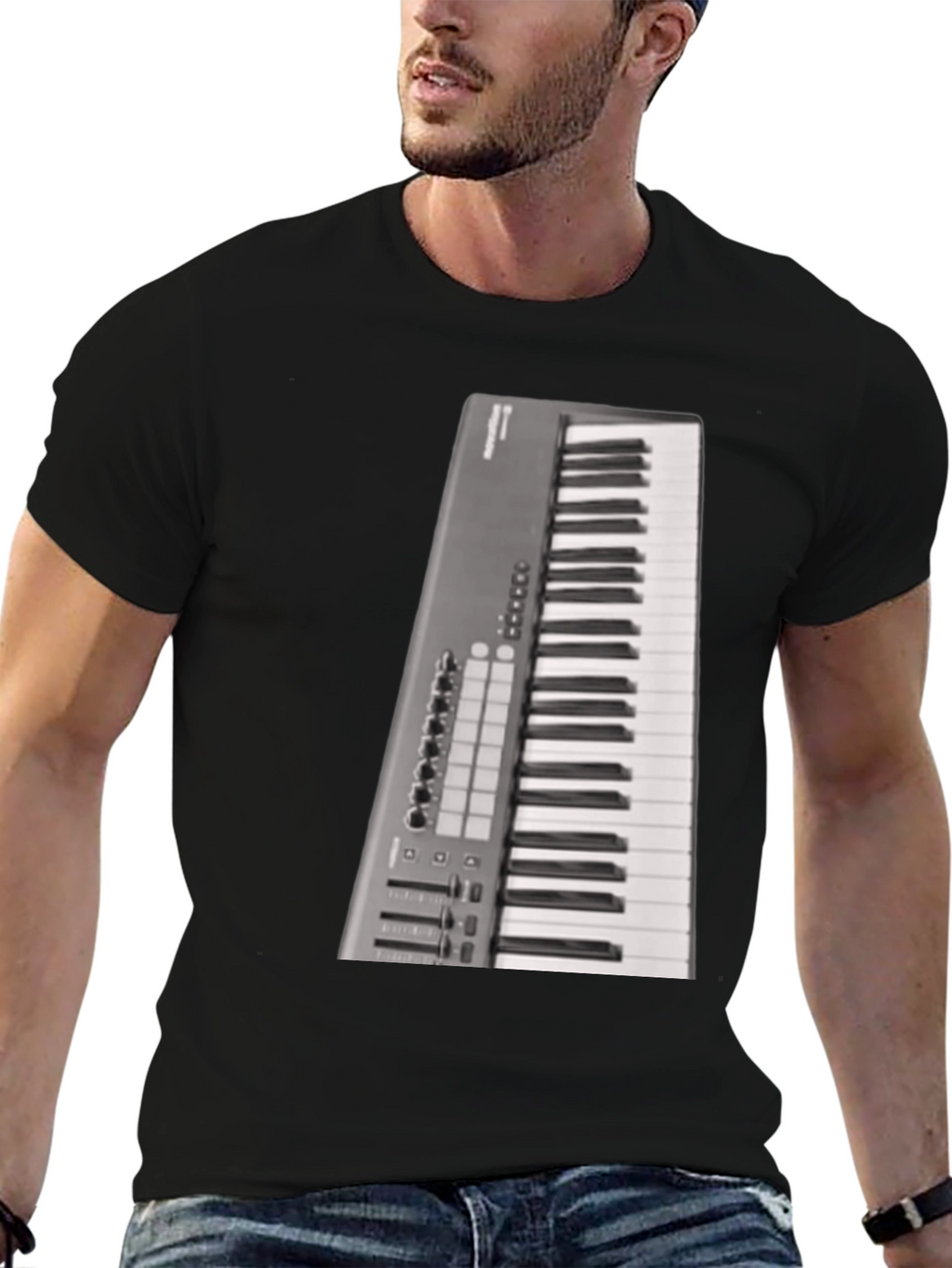 Keyboard T-Shirt Musician Graphic Tee