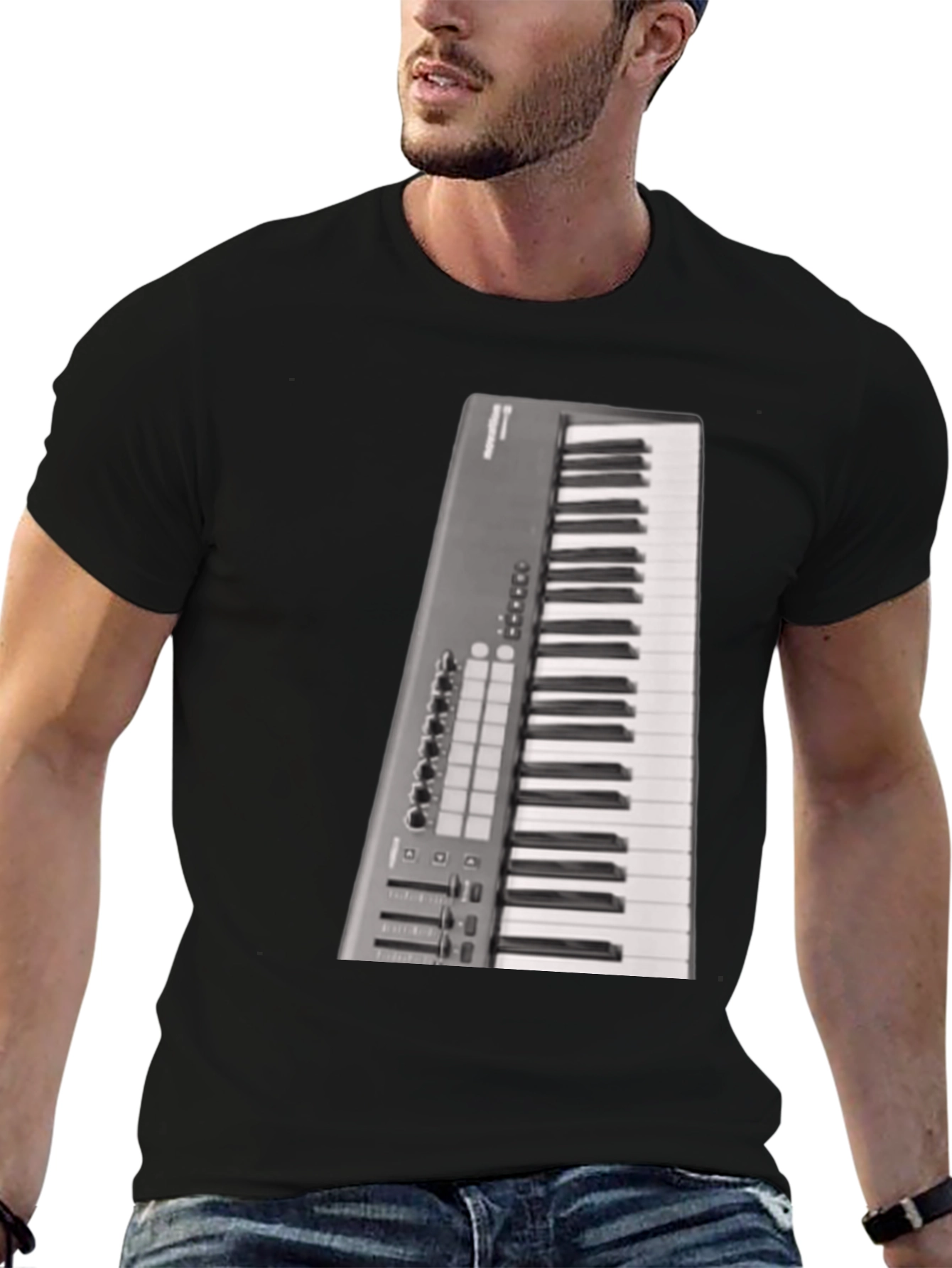 Keyboard T-Shirt Musician Graphic Tee