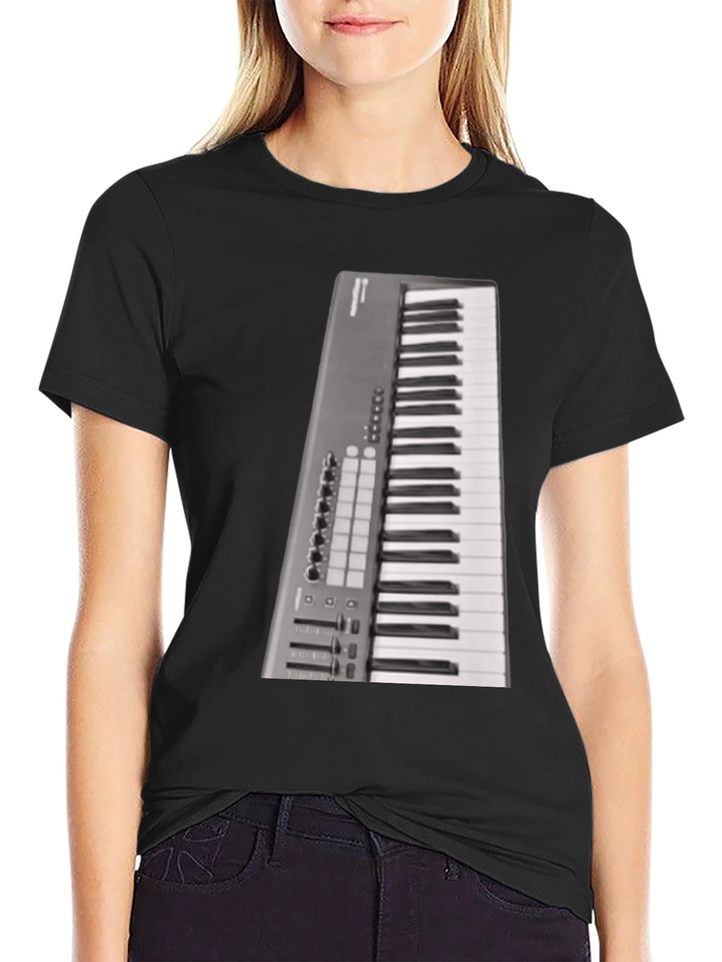 Keyboard T-Shirt Musician Graphic Tee