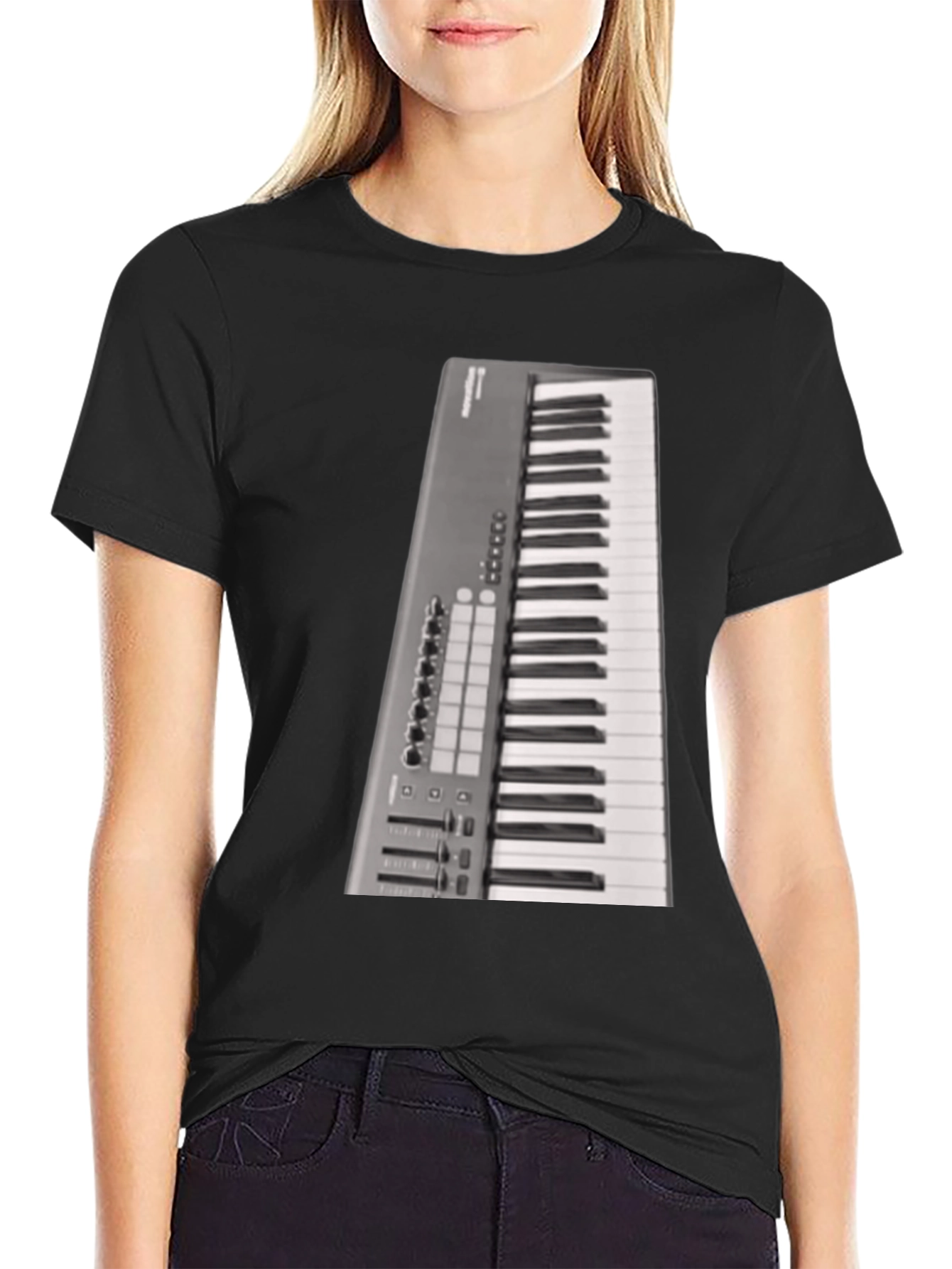 Keyboard T-Shirt Musician Graphic Tee