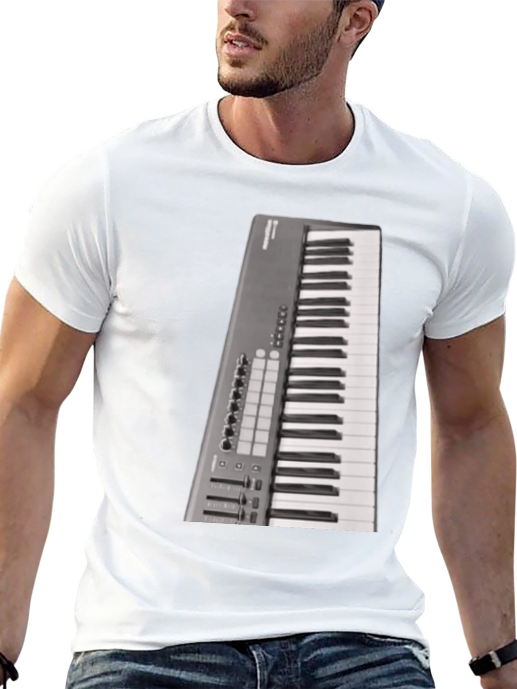 Keyboard T-Shirt Musician Graphic Tee