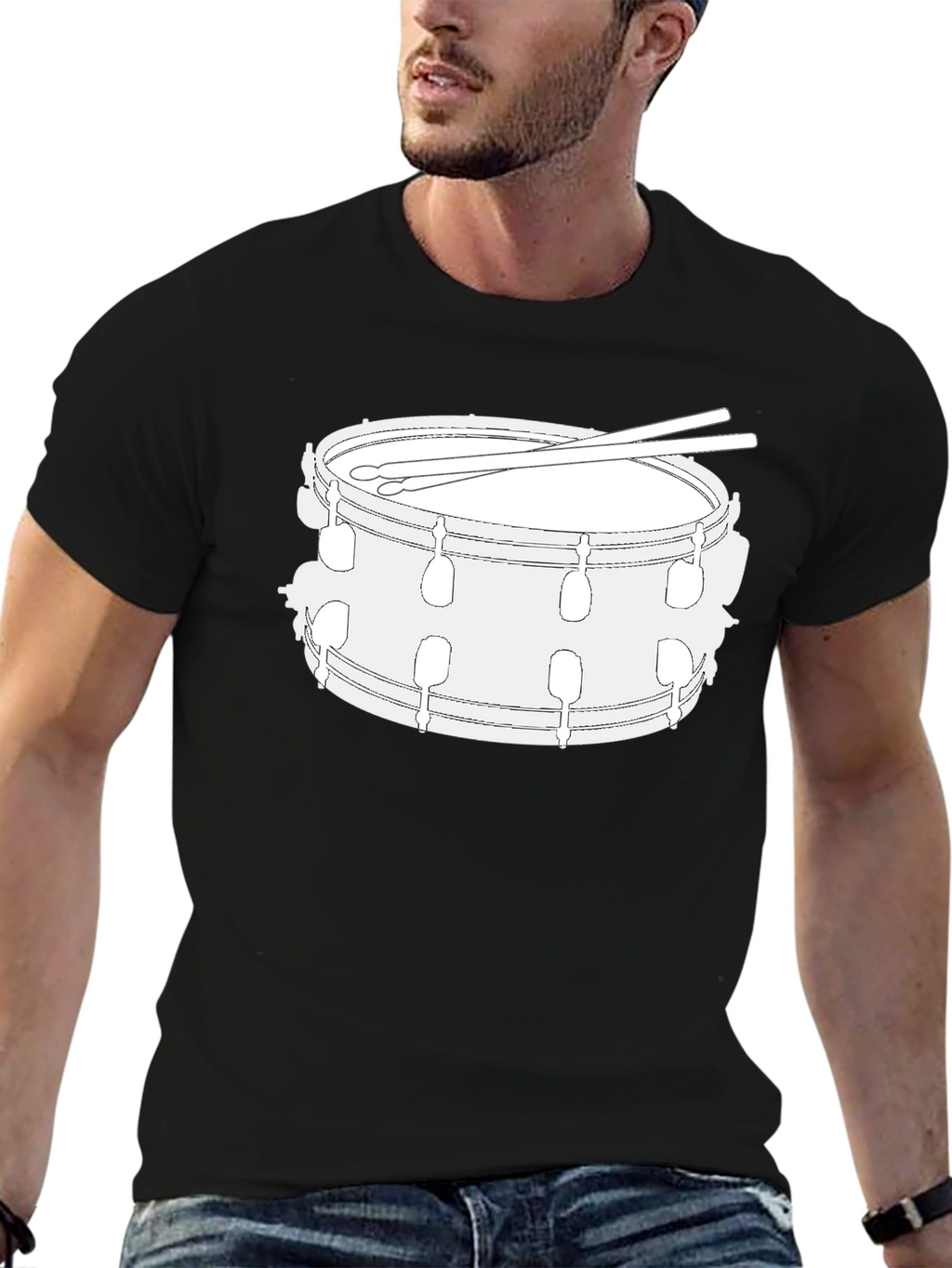Drum Graphic Tee - Musician Style