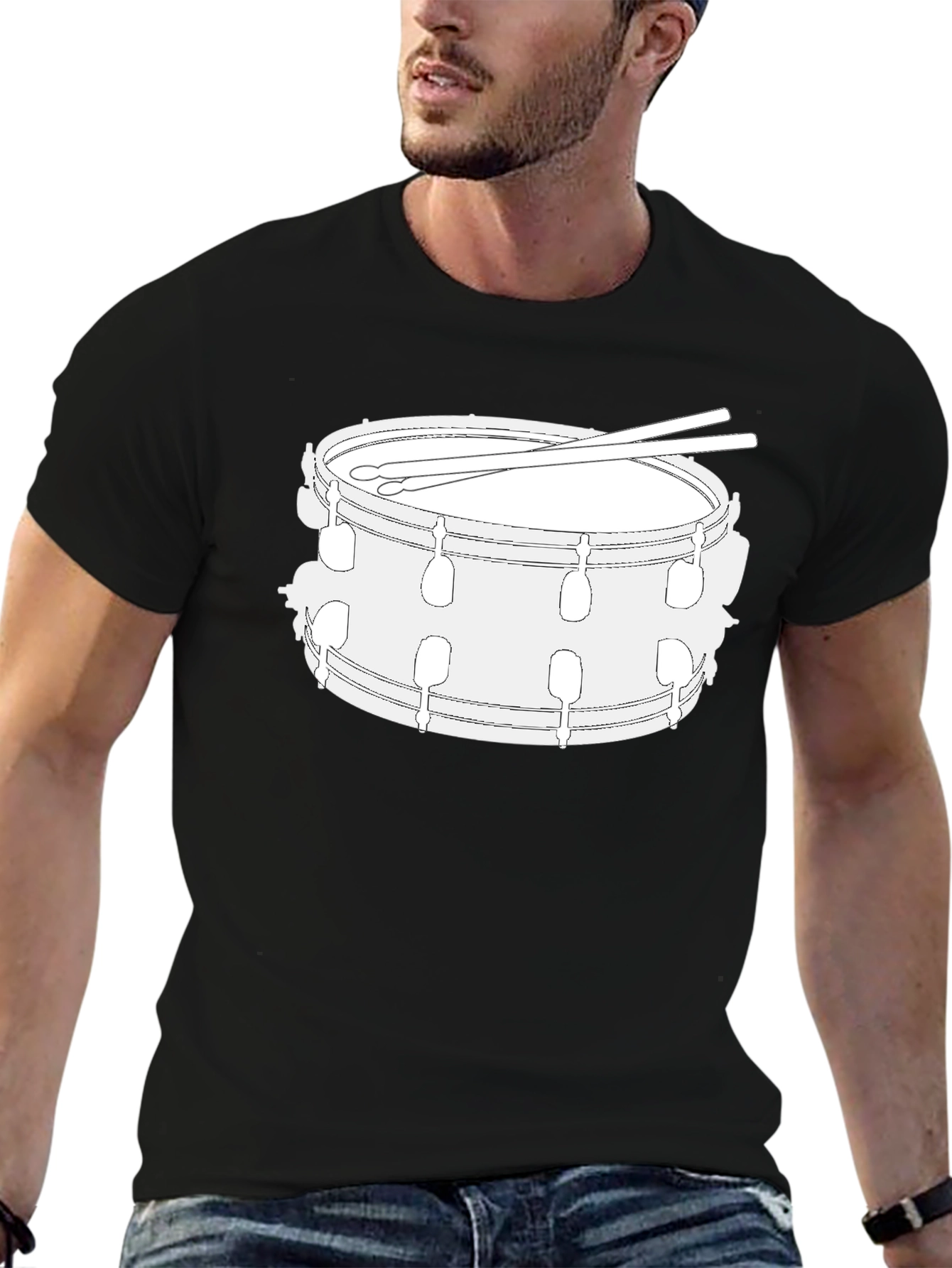 Drum Graphic Tee - Musician Style