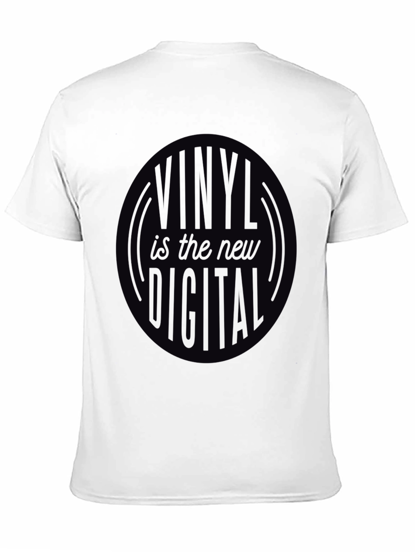 Vinyl is the New Digital Black T-Shirt