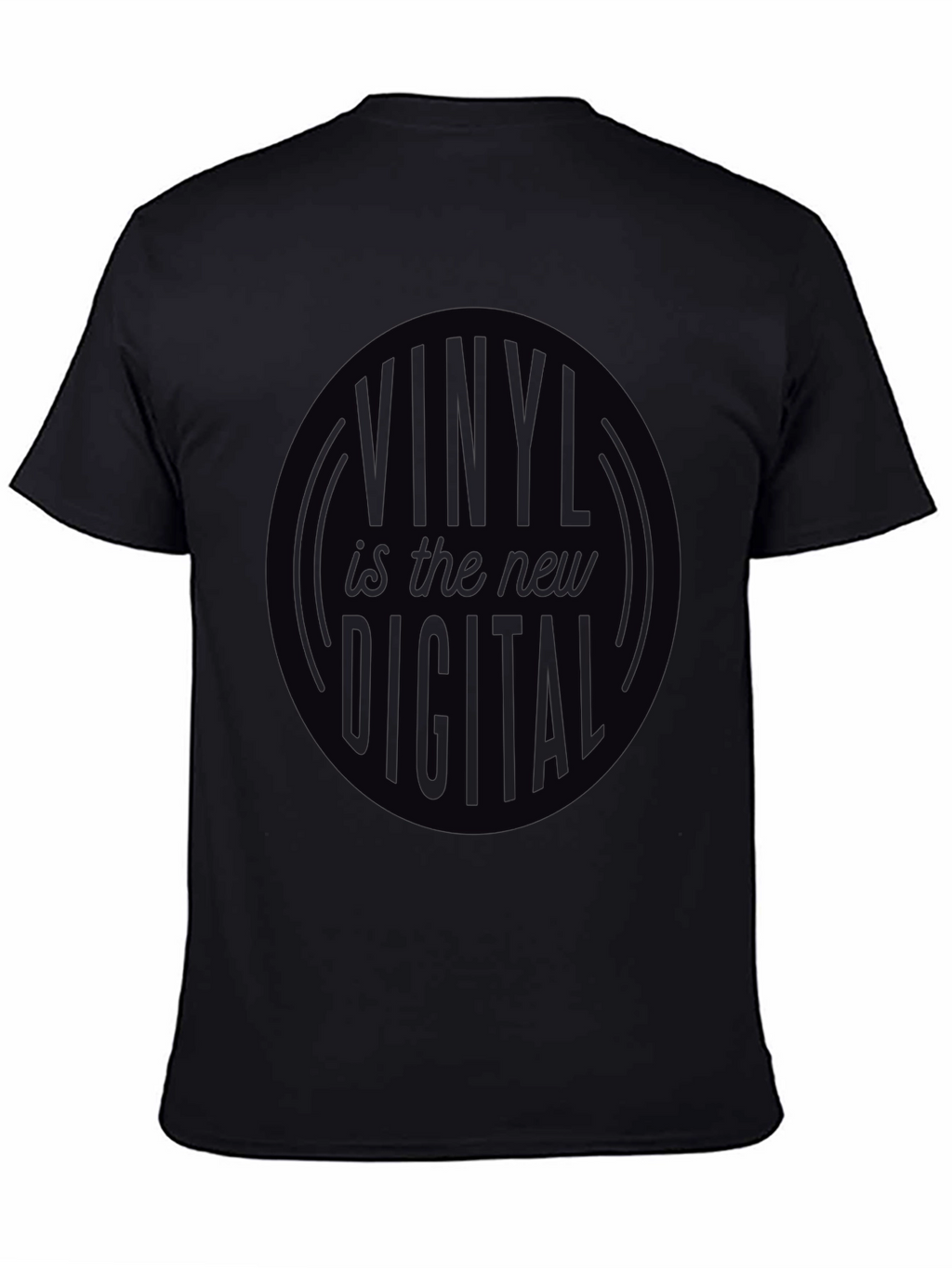 Vinyl is the New Digital Black T-Shirt